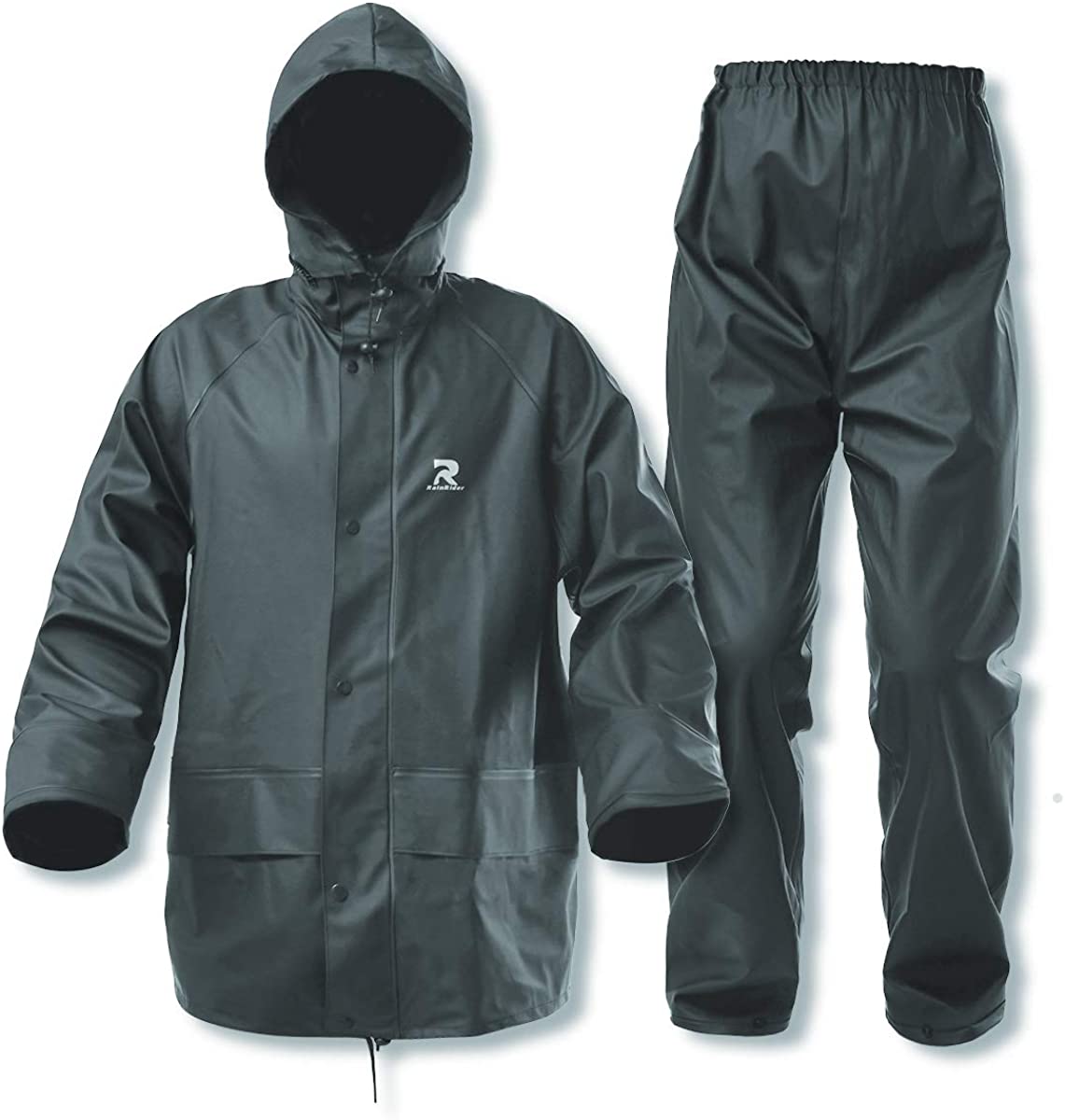RainRider Rain Suits for Men Women Waterproof Heavy Duty Raincoat Fishing  Rain G