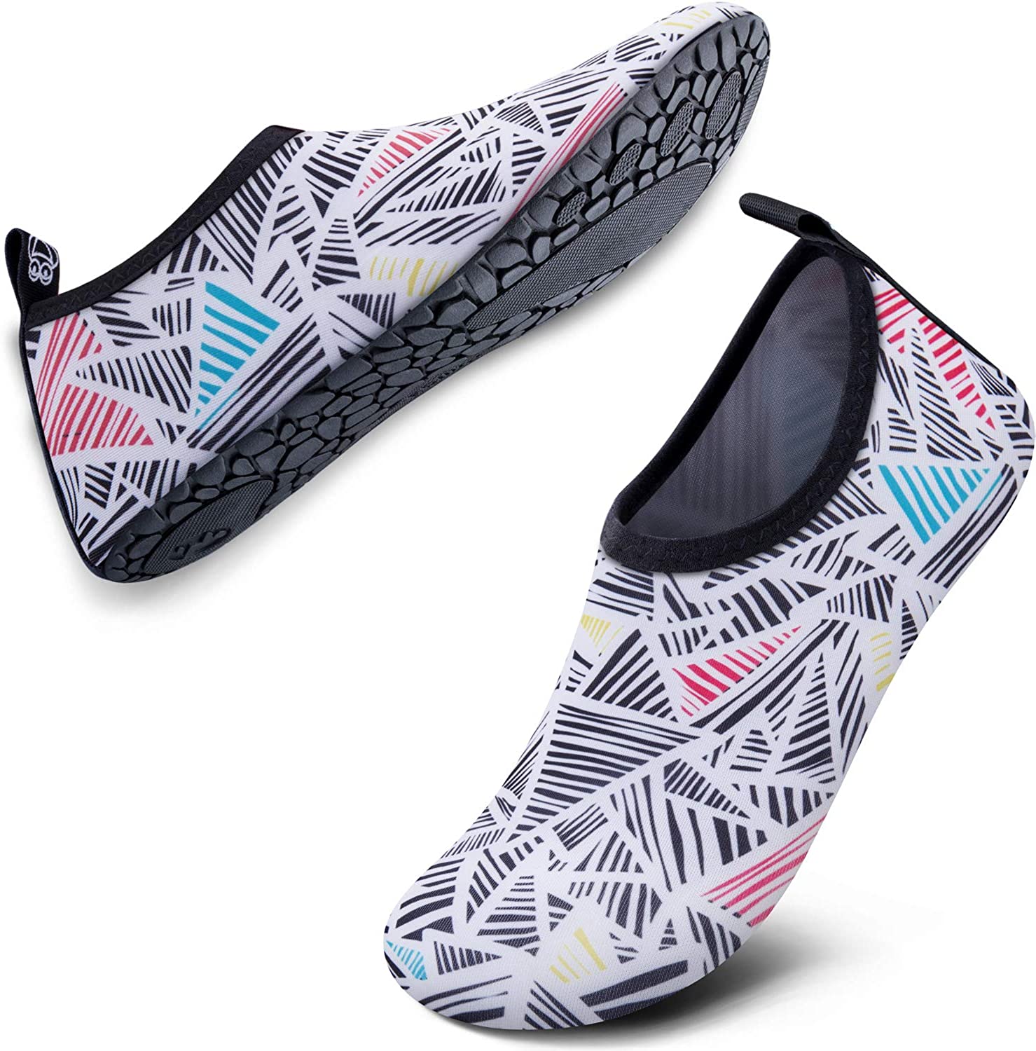 eyeones Men's Women's Lightweight Quick Drying Mesh Aqua Slip-on Water Shoes 