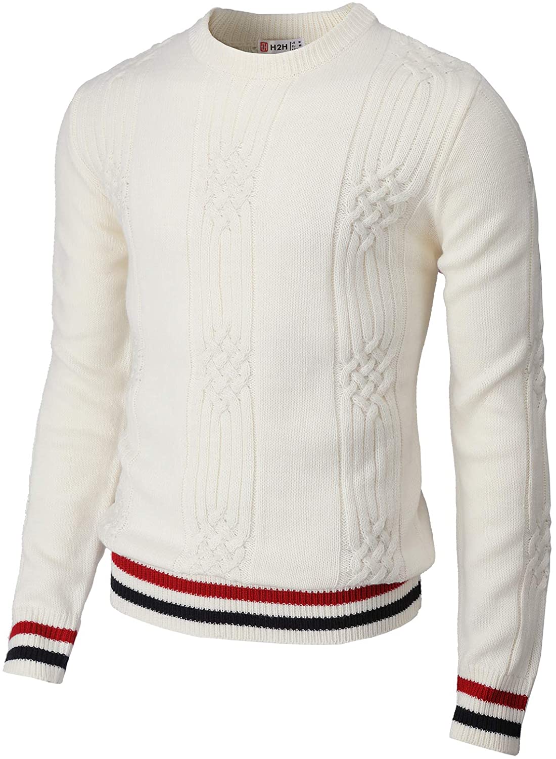 H2H Mens Casual Slim Fit Pullover Turtleneck Sweaters Knitted Long Sleeve Thermal Basic Designed