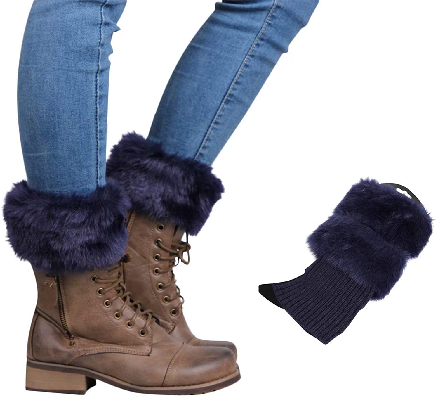 faux fur boot cuff