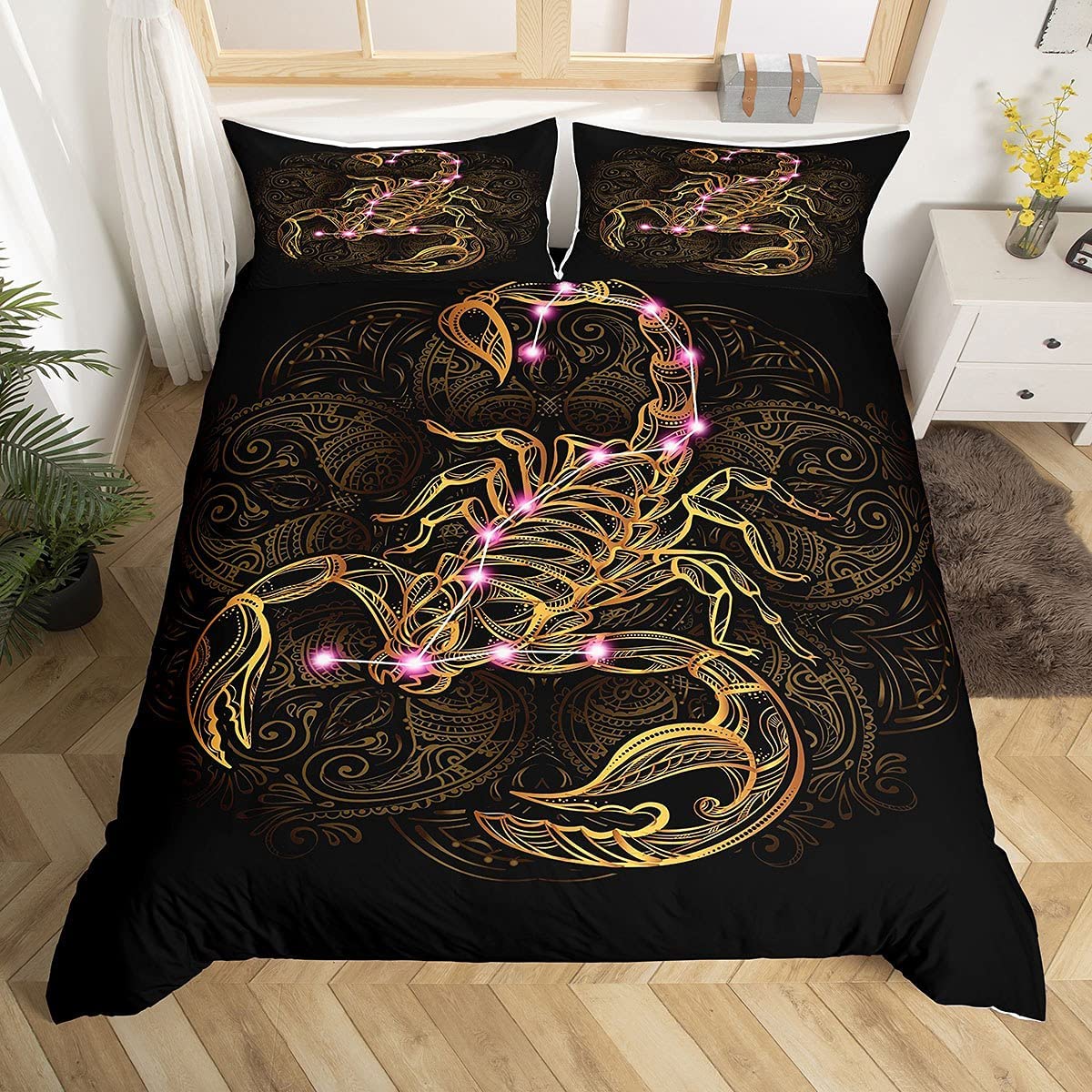 fusion highland cow duvet set