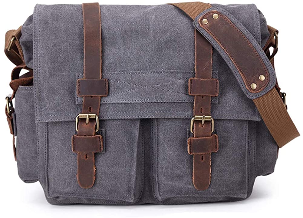 Shop Sechunk Small Vintage Canvas Messenger C – Luggage Factory