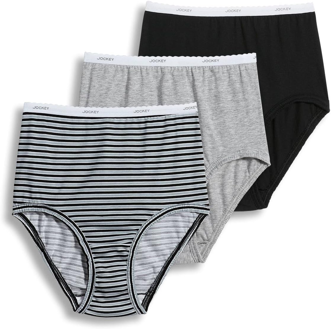 Jockey Women's Underwear Classic Brief - 3 Pack