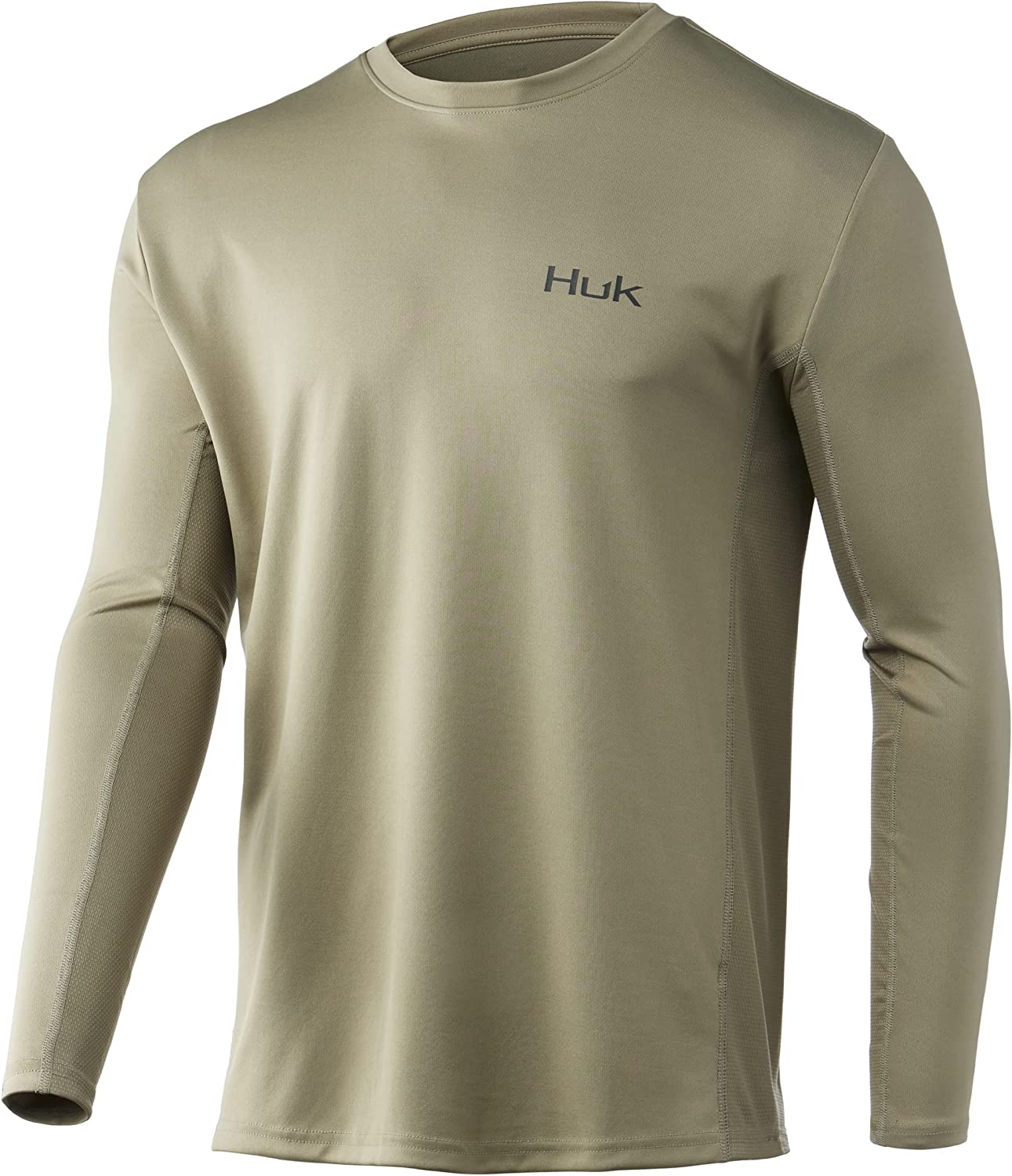 Huk Men's Icon x Long Sleeve Shirt, Medium, Titanium Blue