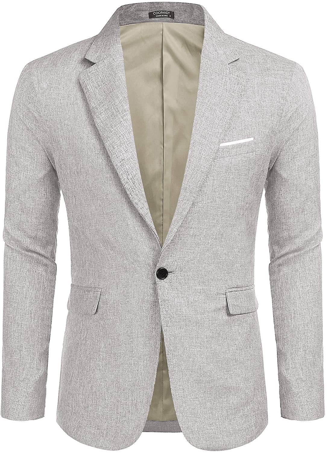 COOFANDY Men's Casual Suit Blazer Jackets Lightweight Sports Coats One ...