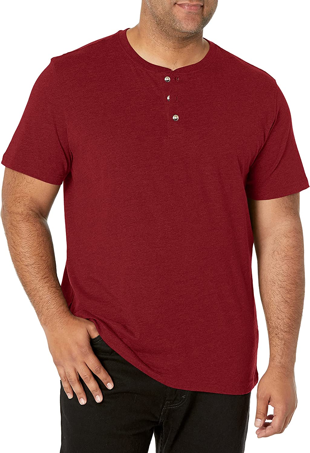 Wrangler Authentics Men s Short Sleeve Henley Tee eBay