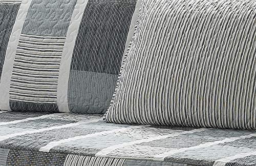 Details about   Better Home Style Multicolor White Black Grey Luxury Lush Soft Modern Striped Re 
