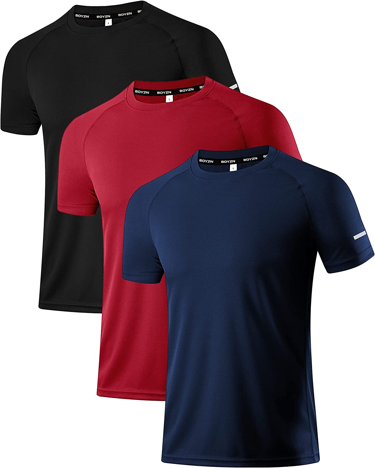 Holure Men's Sports Running Set (Pack of 4) Athletic Shirt+Short