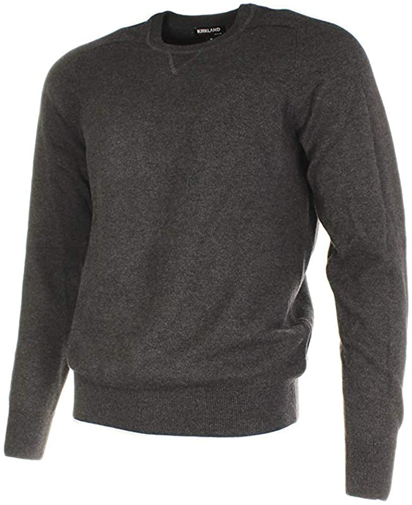 Kirkland Signature Men's Merino Wool Pima Cotton Crewneck Sweater 
