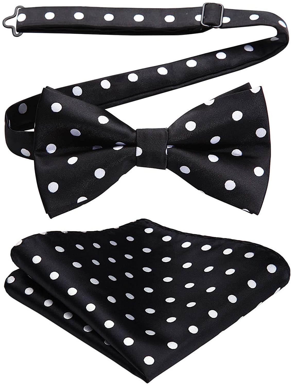 Dots Pre-Tied Bowknot Bow Tie for Women Men Bowtie