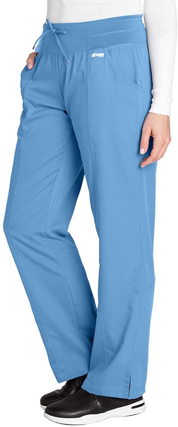 Grey's Anatomy 4-Pocket Yoga Knit Pant for Women Modern Fit Medical Scrub Pant