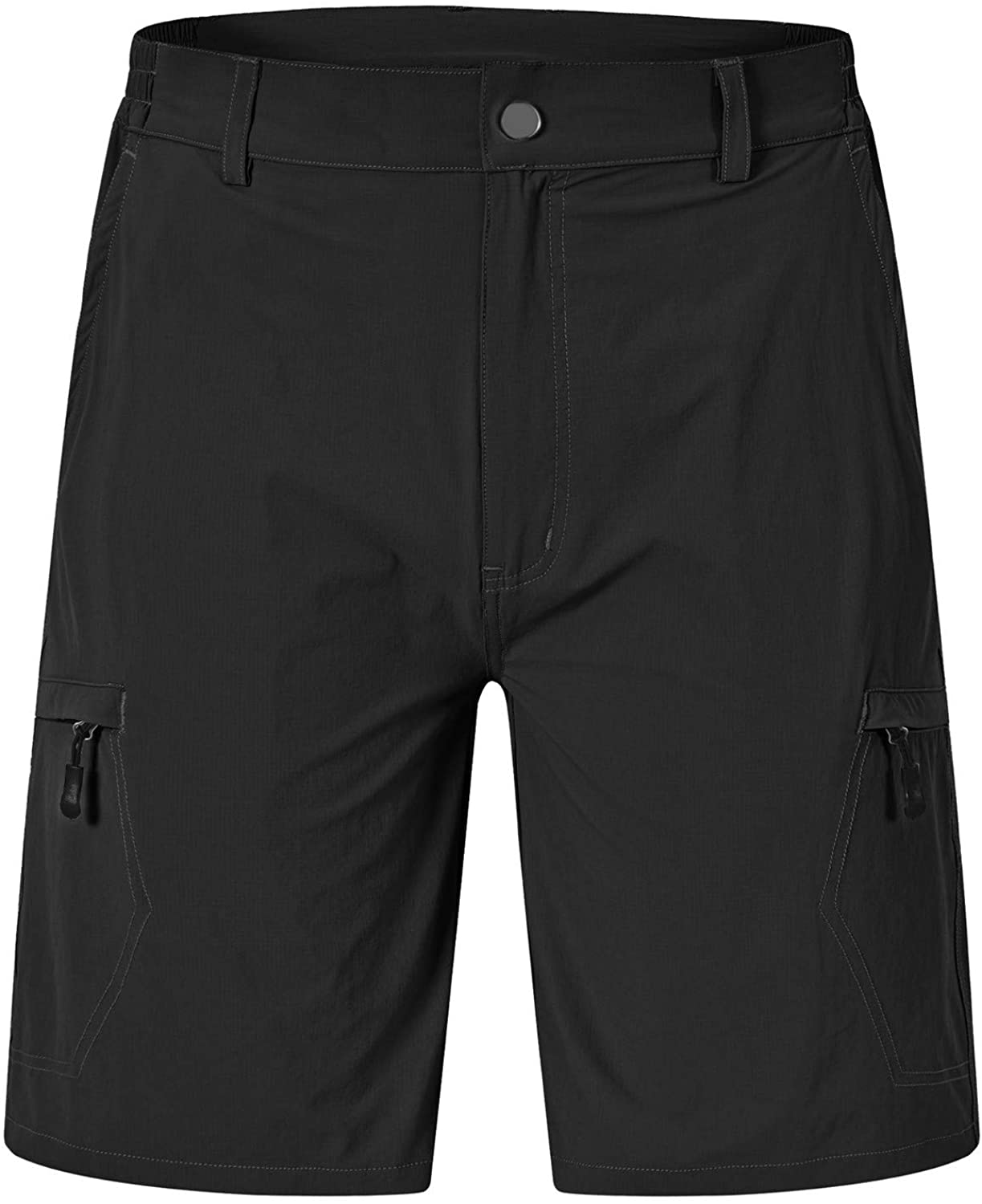 Rdruko Men's Stretchy Quick Dry Cargo Shorts Hiking Cycling Camping Travel Shorts with 6 Pockets 