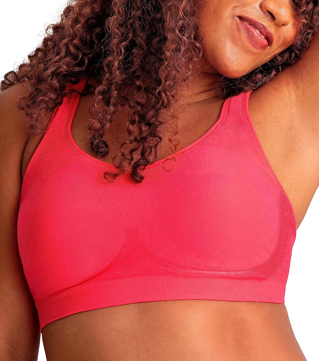 SHAPERMINT Compression Wirefree High Support Bra for Women