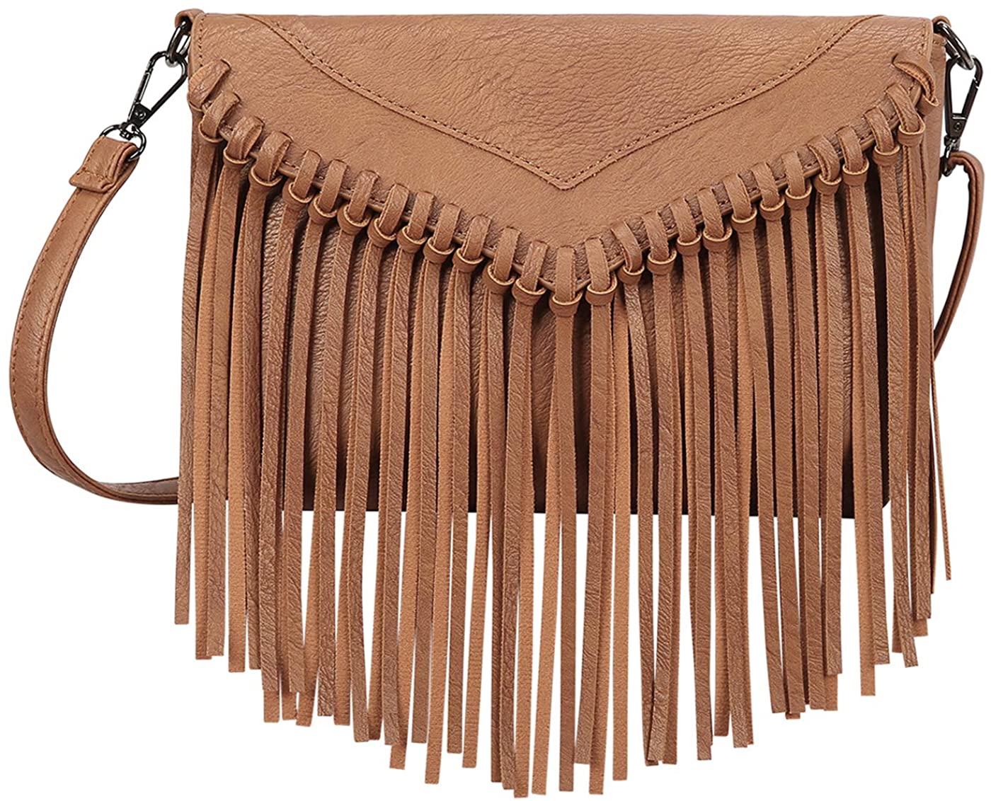 HDE Women's Fringe Tassel Crossbody Handbag