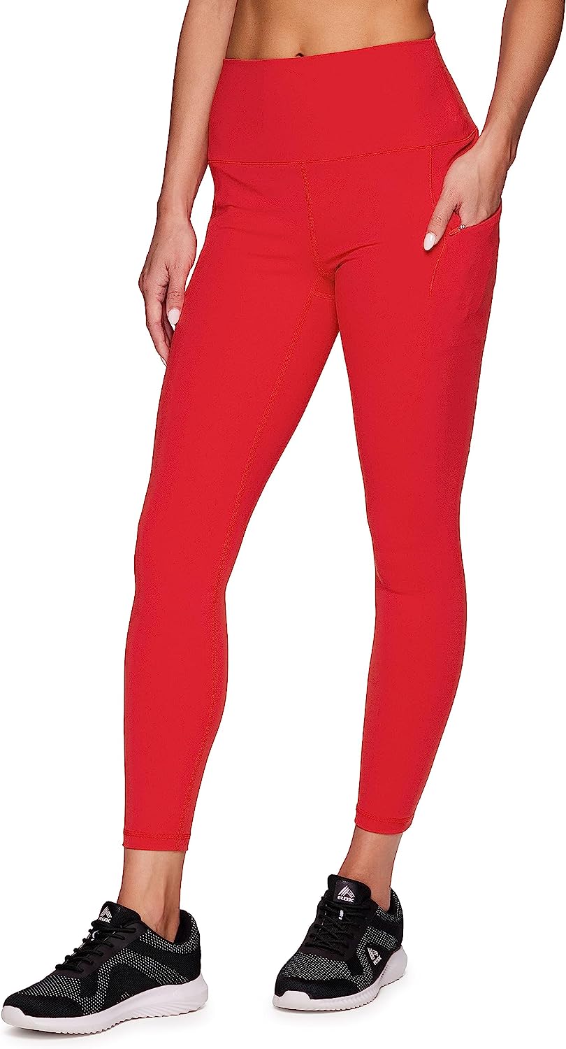 RBX Active High Waisted Squat Proof Workout Yoga Leggings with