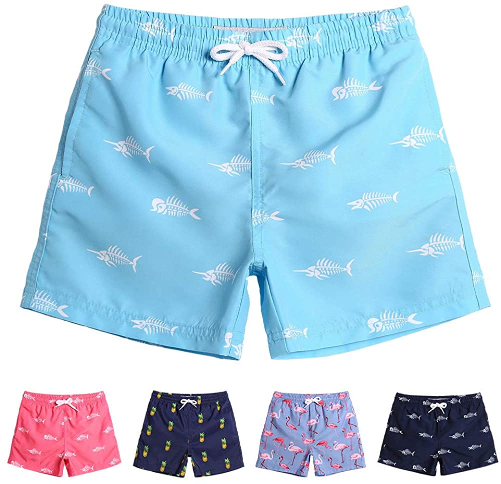  IFOTIME Toddler Kids Infant Baby Boys Summer Print Shorts Quick  Dry Beach Swimwear Swimming Trunks Boys Small Swim Trunks : Clothing