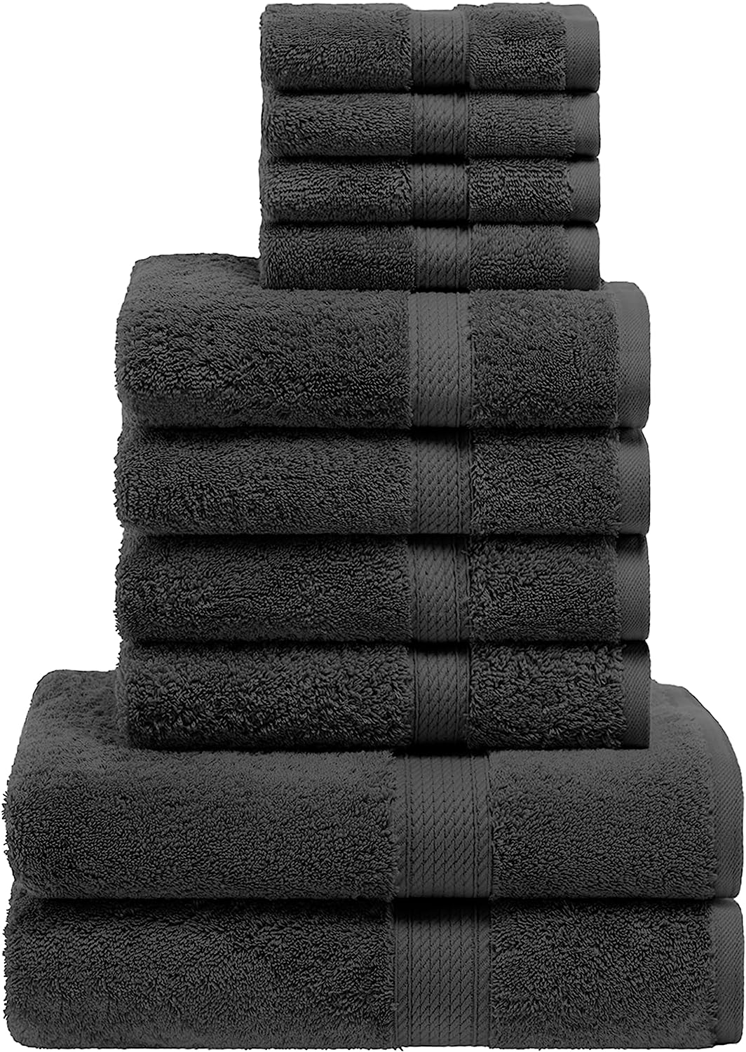 SUPERIOR Egyptian Cotton 800 GSM Bath Towel Set, Includes 2 Bath