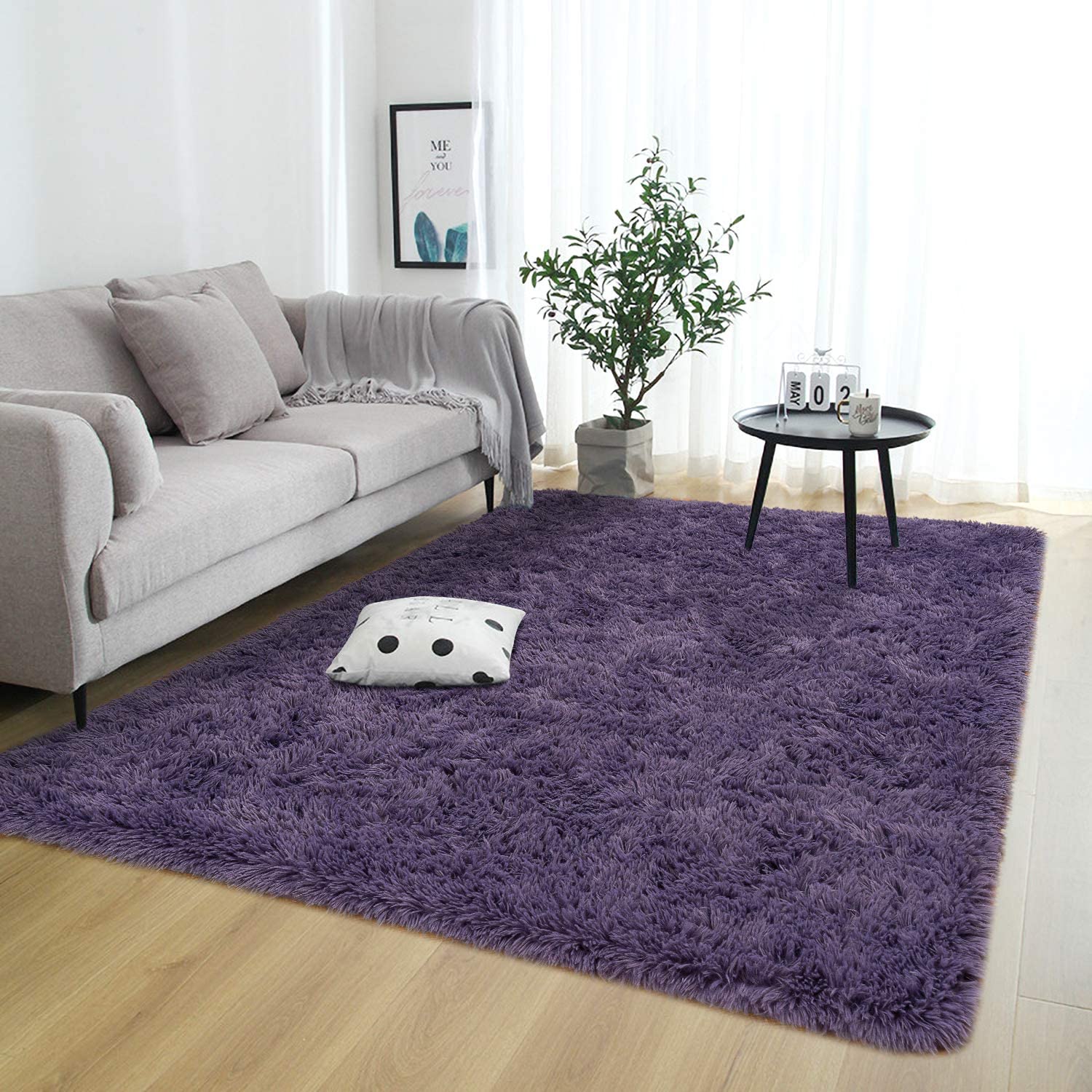 Details about   Rostyle Super Soft Fluffy Area Rugs for Bedroom Living Room Shaggy Floor Carpets 