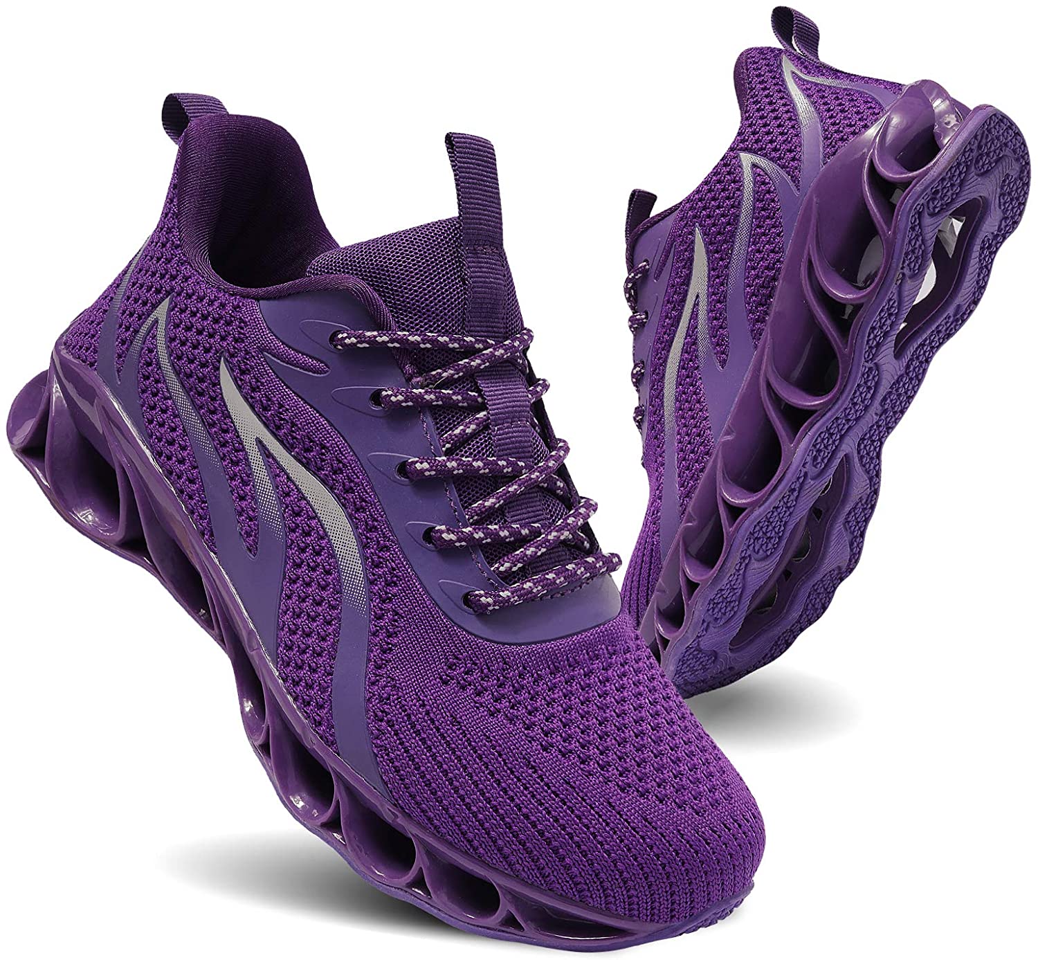 TIAMOU Running Shoes Women Walking Athletic Tennis Non Slip Blade Type ...