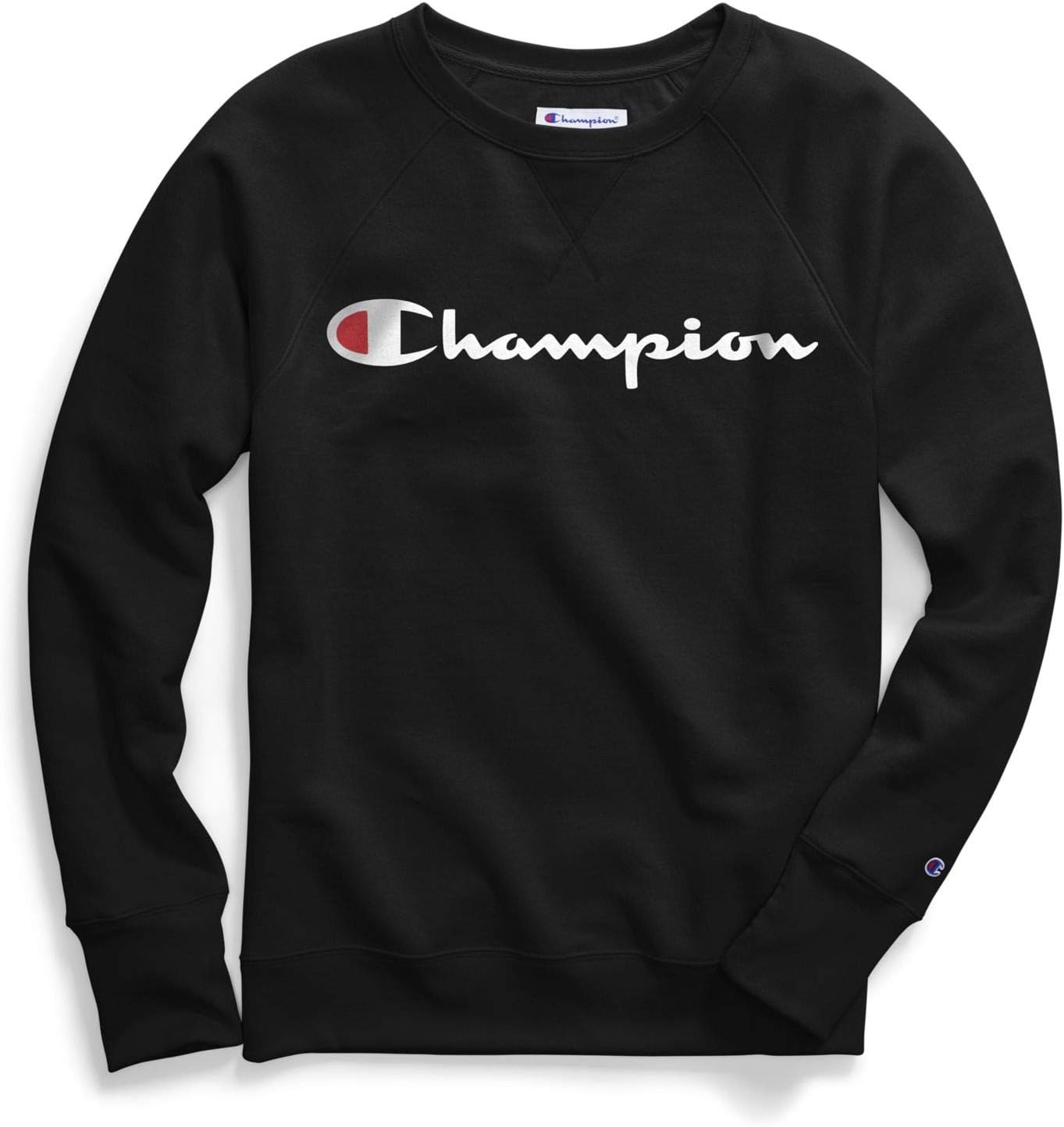 Champion women's powerblend 2025 boyfriend crew sweatshirt