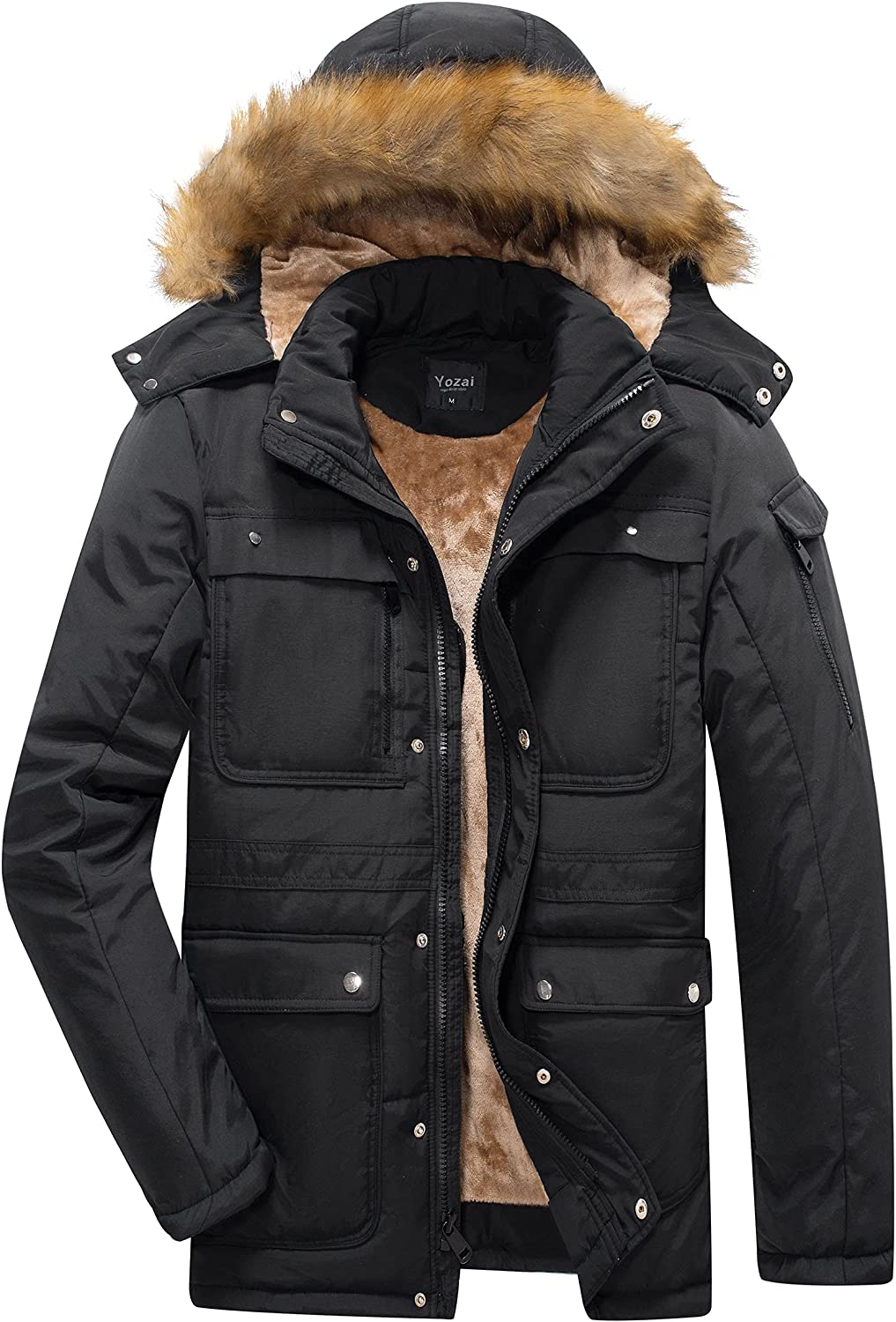 Buy Yozai Men's Winter Coat, Warm Jackets for Mens Water Resistant