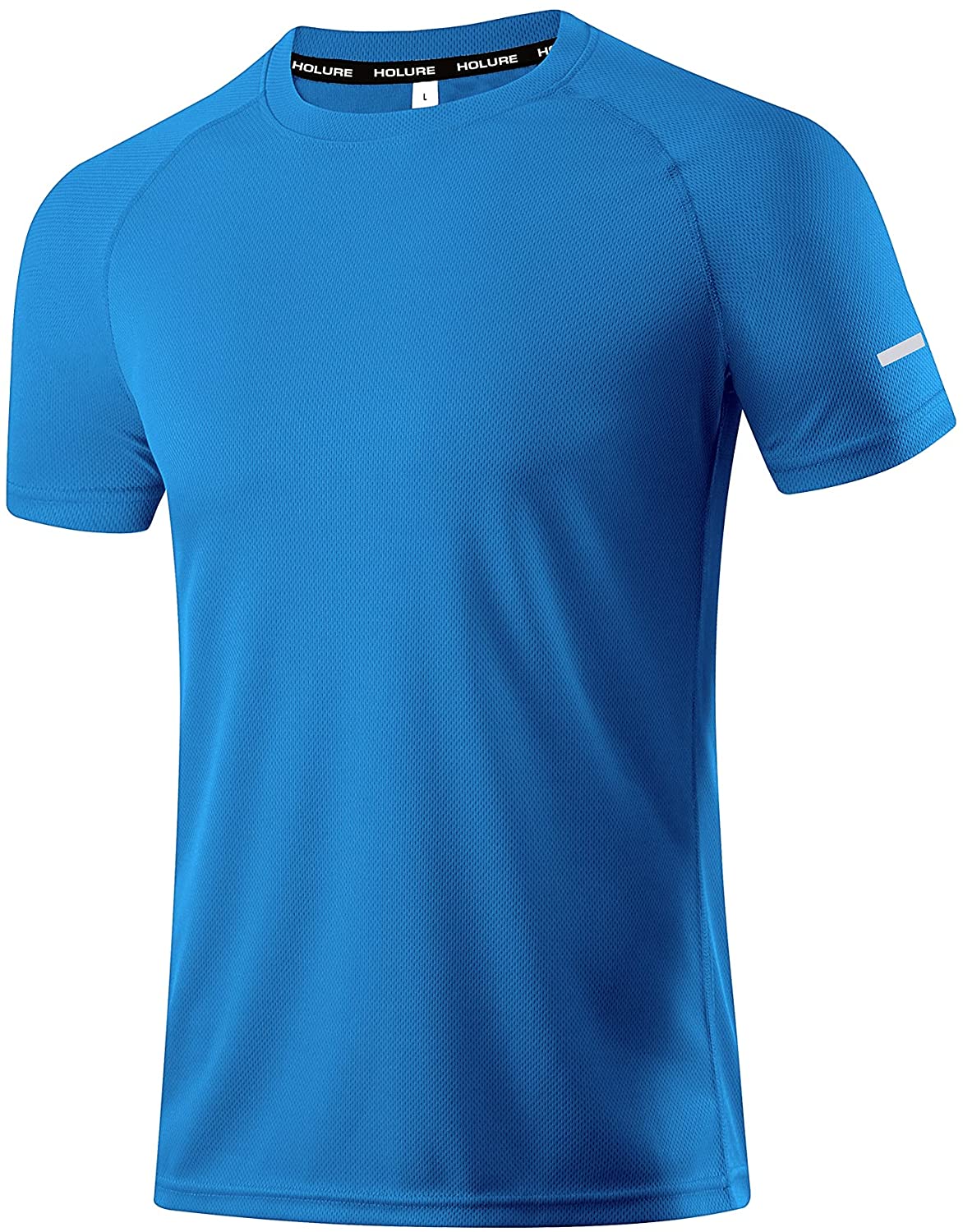 Holure Men's Mesh Quick-Dry Short Sleeve Workout Shirt 