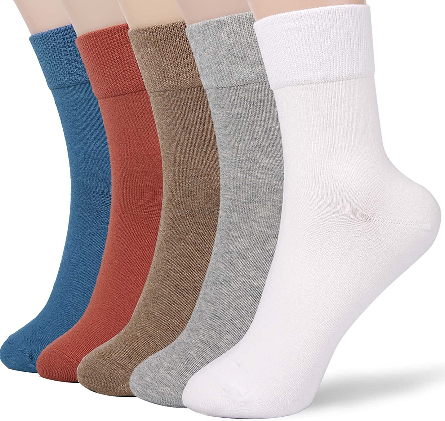 FGZ Womens Thin Cotton Socks, Casual Soft Cotton Socks Women Above