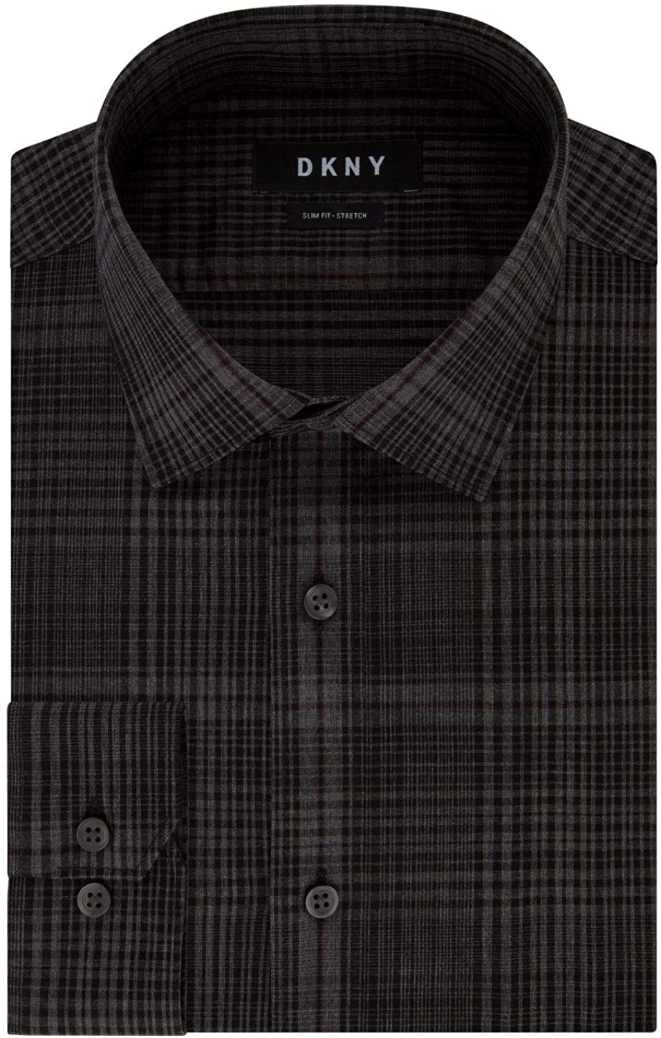 dkny men's slim fit dress shirt