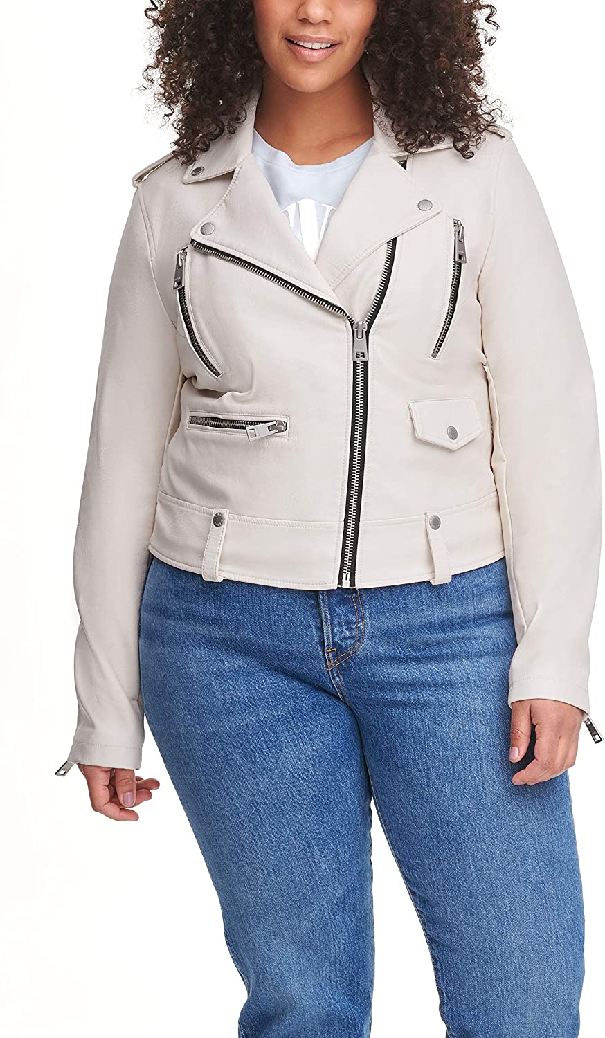 Levi's Women's Faux Leather Contemporary Motorcycle Jacket (Standard and  Plus) | eBay
