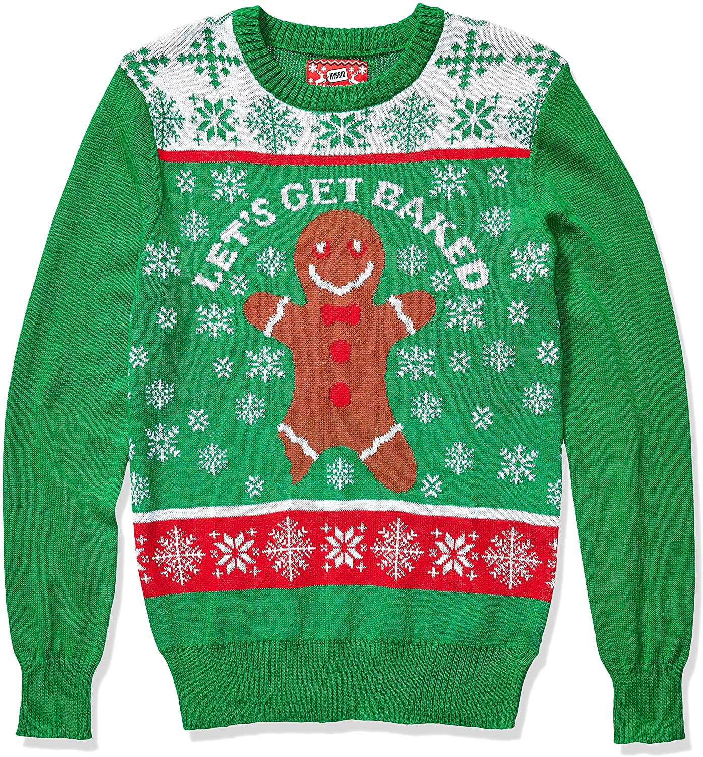 Hybrid Apparel Mens Ugly Christmas Sweater