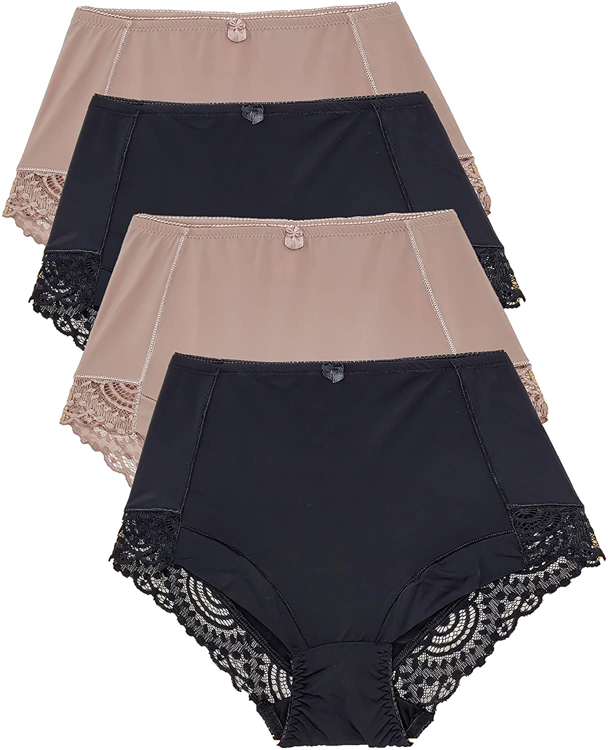Barbra Women's Multi-Pack High Waist Cool Feel Brief Underwear