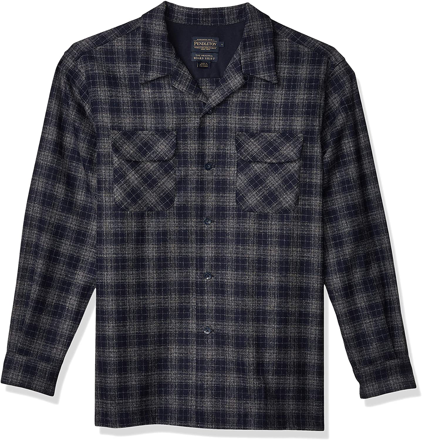 Pendleton Men's Long Sleeve Classic Fit Board Wool Shirt | eBay