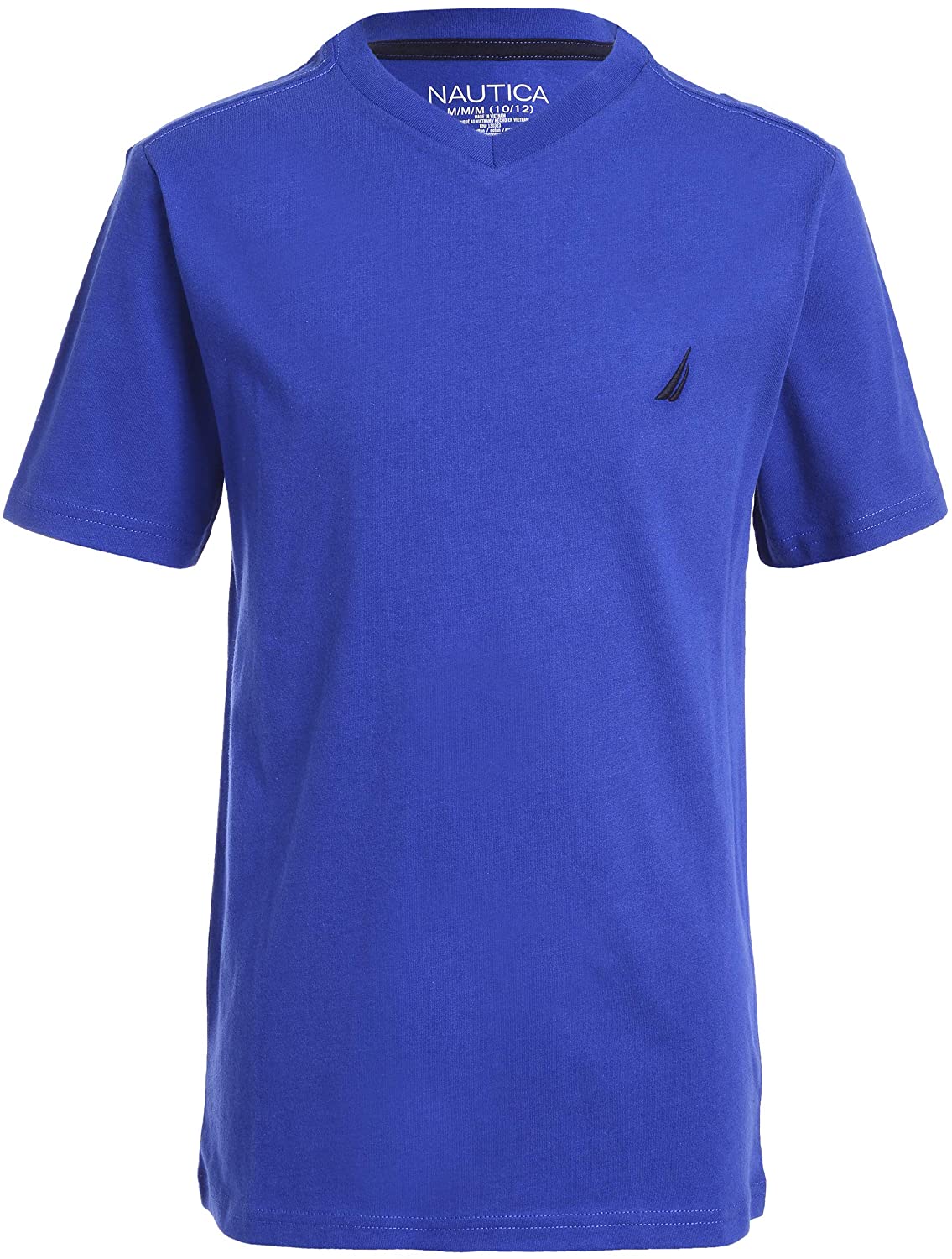 Nautica Boys' Short Sleeve Solid V-Neck T-Shirt