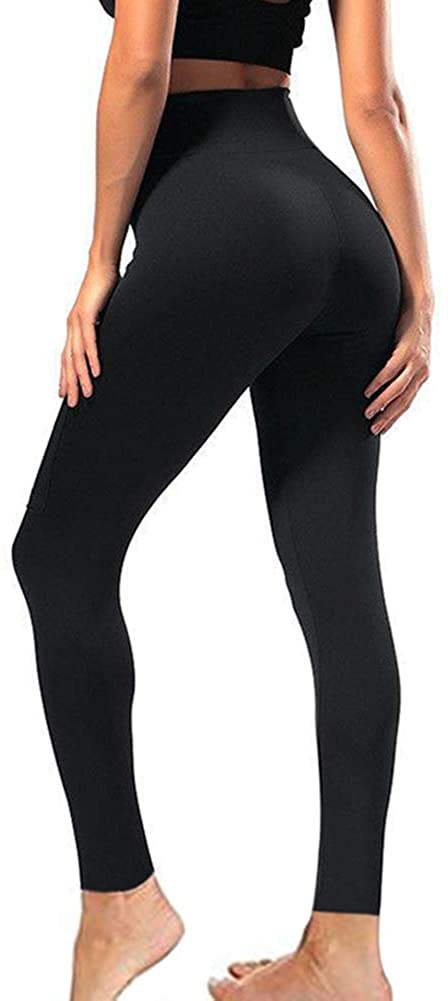 High Waisted Leggings for Women - Soft Athletic Tummy Control Pants for  Running