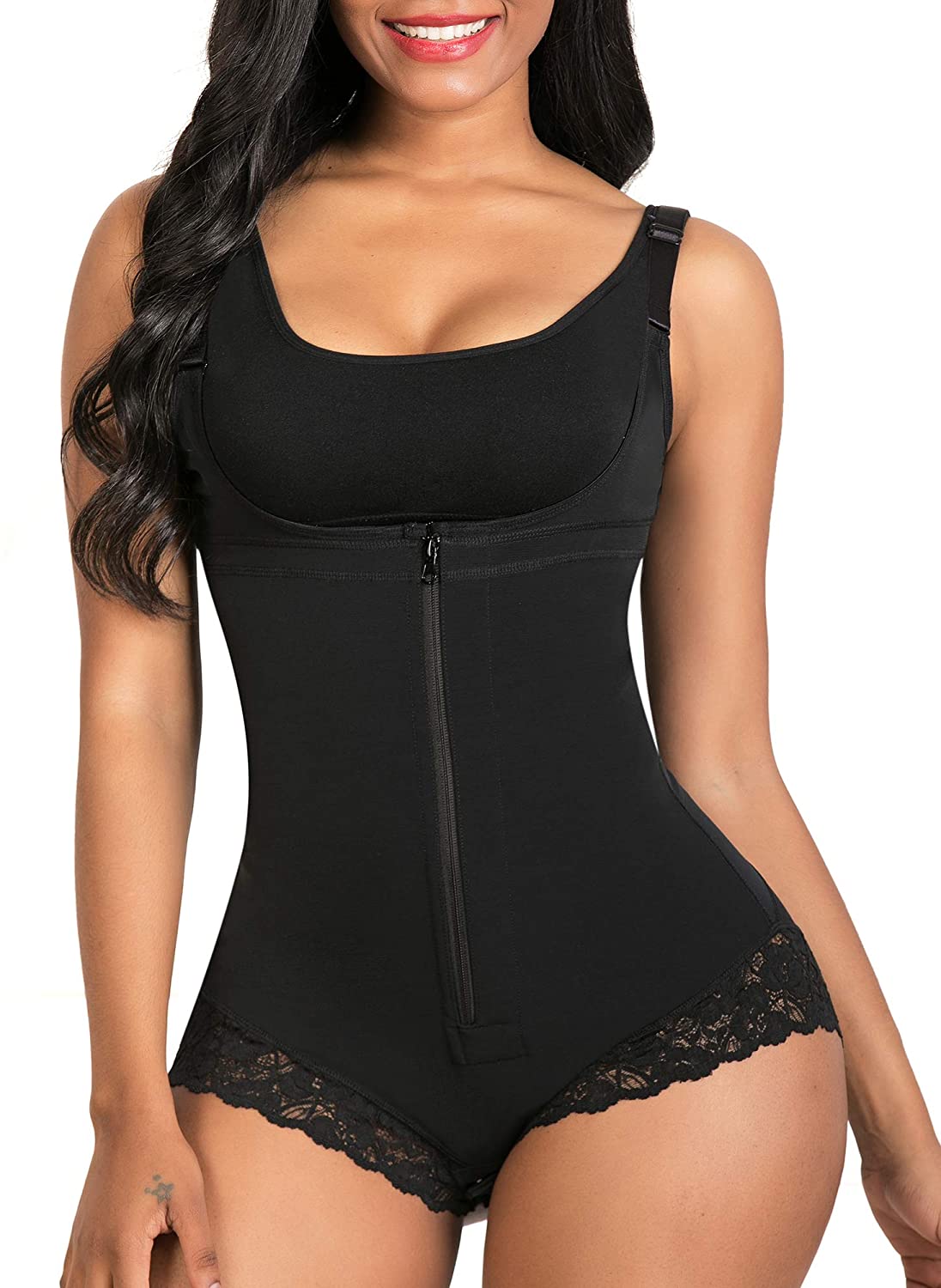 SHAPERX Shapewear for Women Tummy Fajas Colombianas Body Shaper Zipper O | eBay