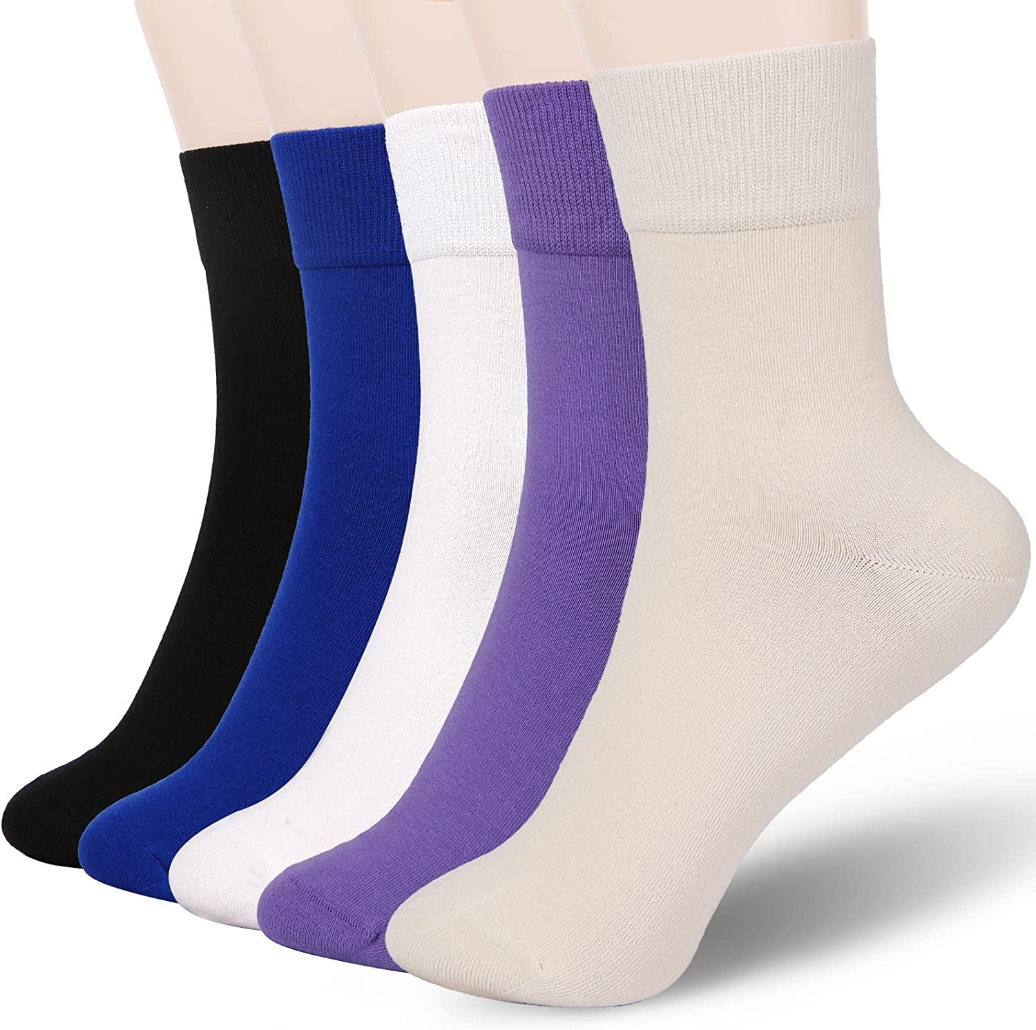 FGZ Women Thin Cotton Socks, Soft Cotton Bootie Socks Women Above Ankle  Crew Socks 5-10 Pairs : : Clothing, Shoes & Accessories