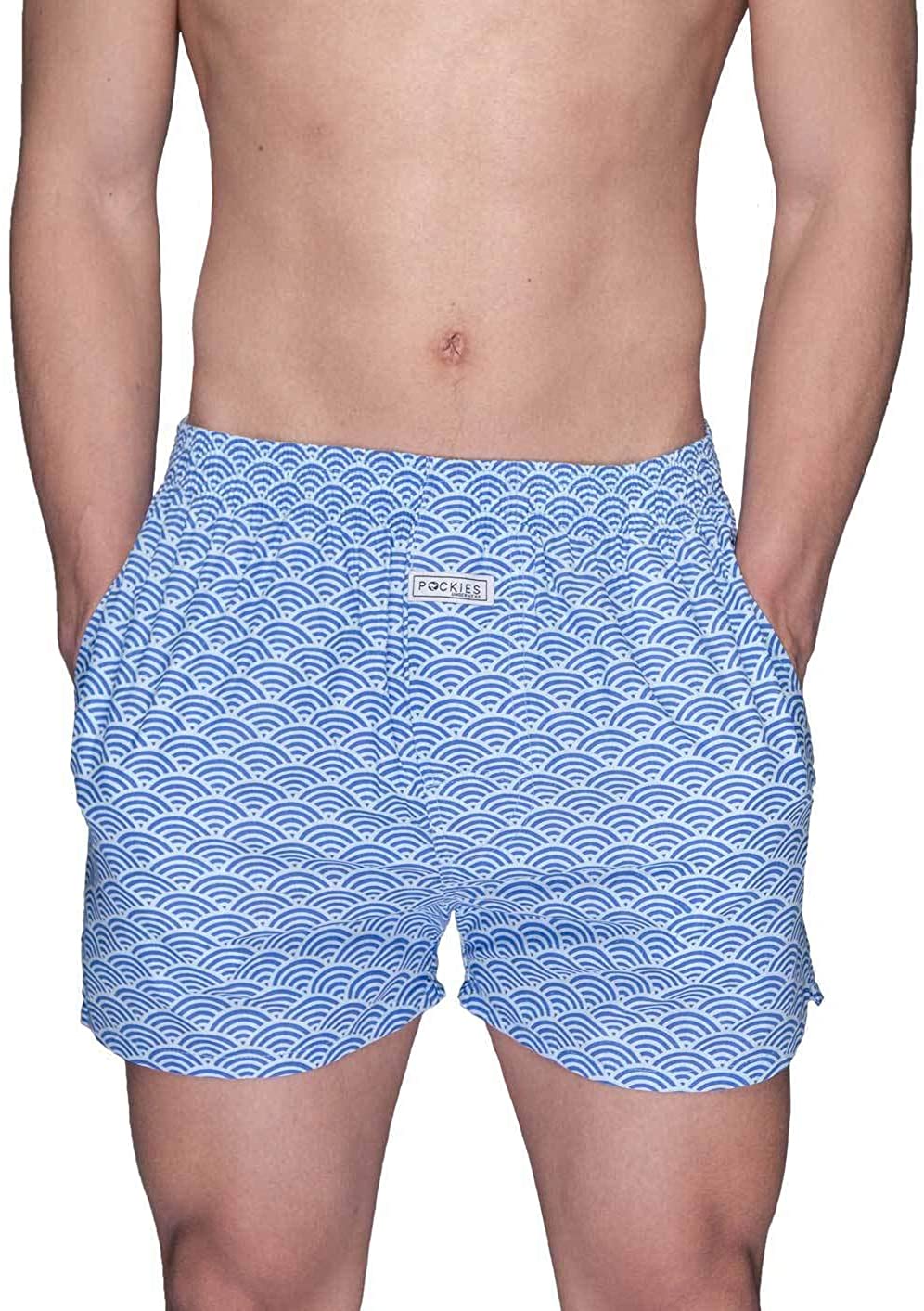 Pockies Men's Underwear the Only Boxer Shorts with Pockets, X-Large, Baby  Stripes, White : : Clothing, Shoes & Accessories