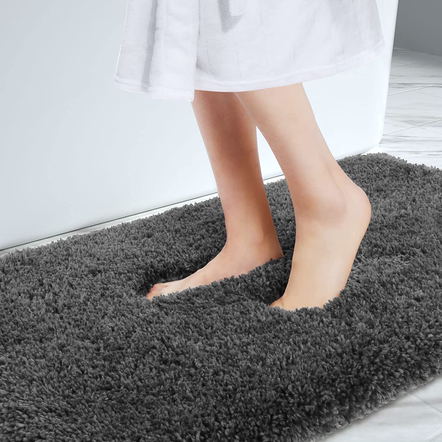  Yimobra Bathroom Rugs Mat, Extra Soft Fluffy and