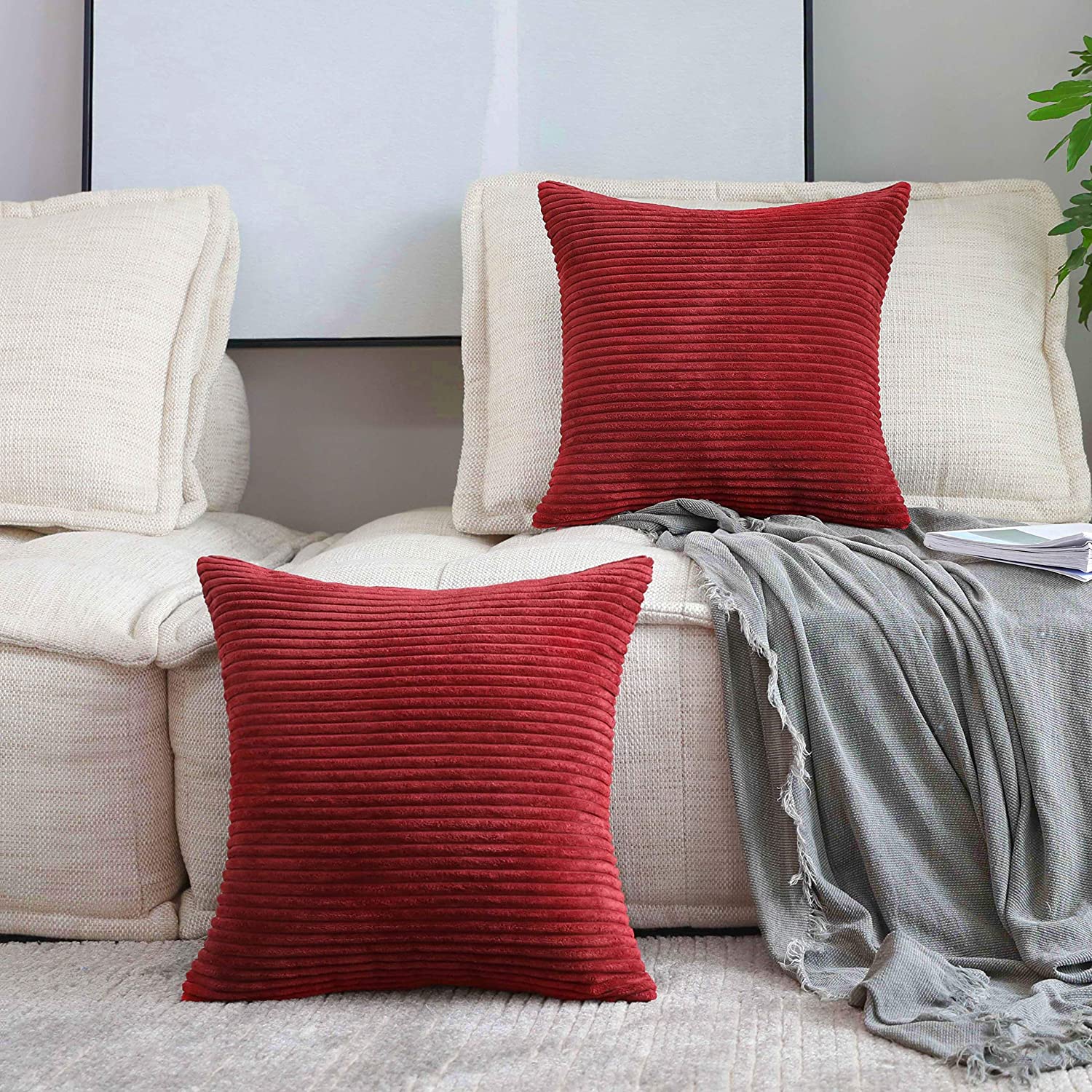  Home Brilliant Throw Pillows for Couch 18x18 Pillow