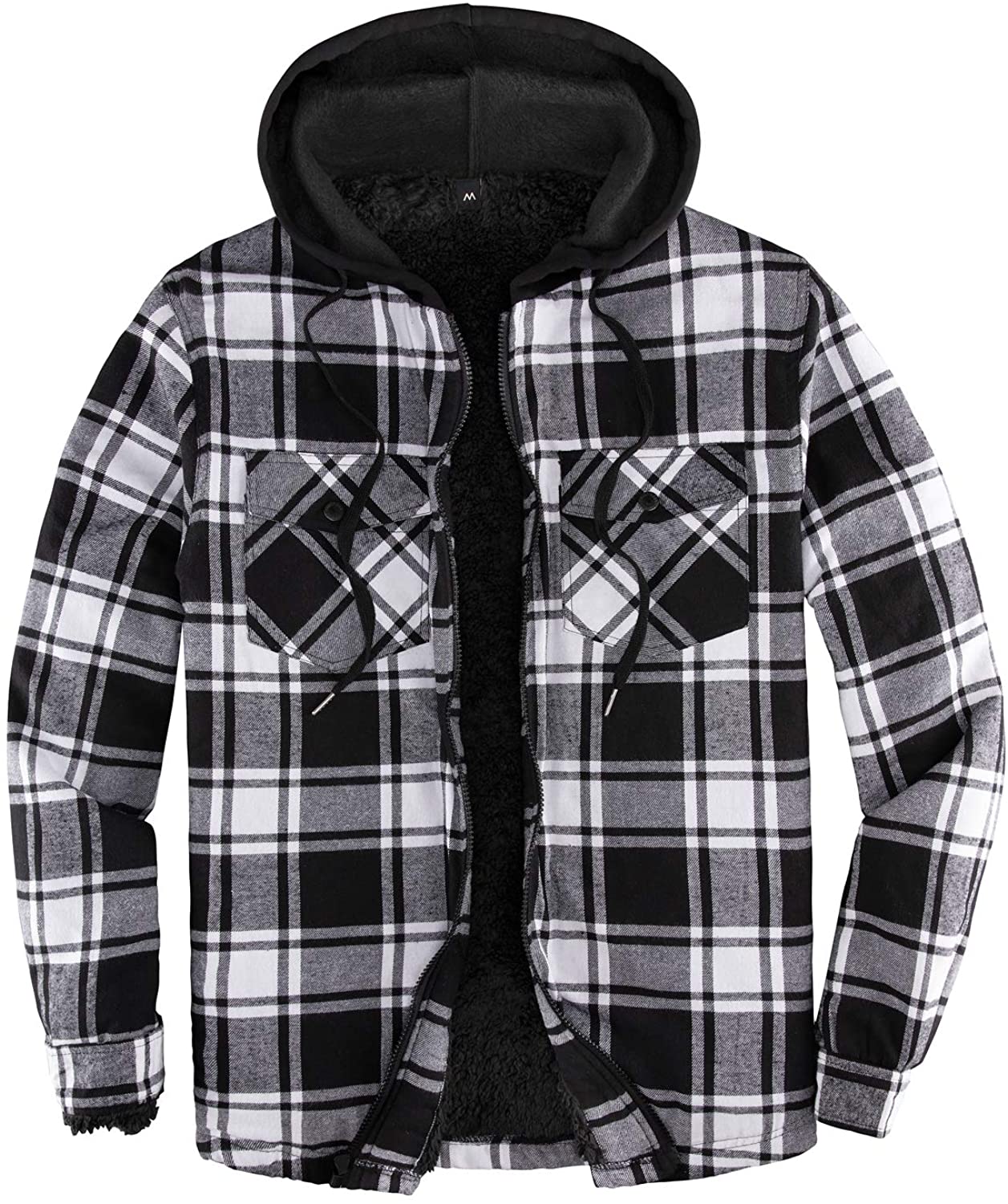 mens sherpa lined flannel