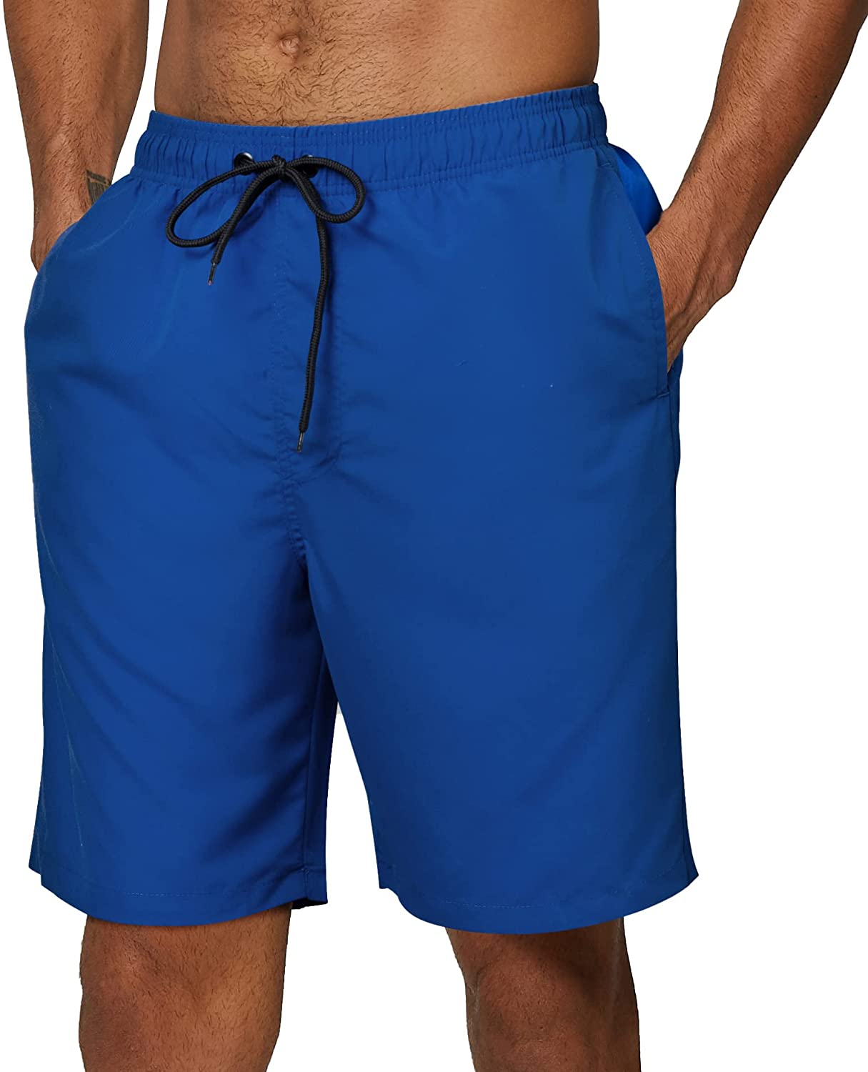 silkworld men's swim trunks quick dry shorts with pockets