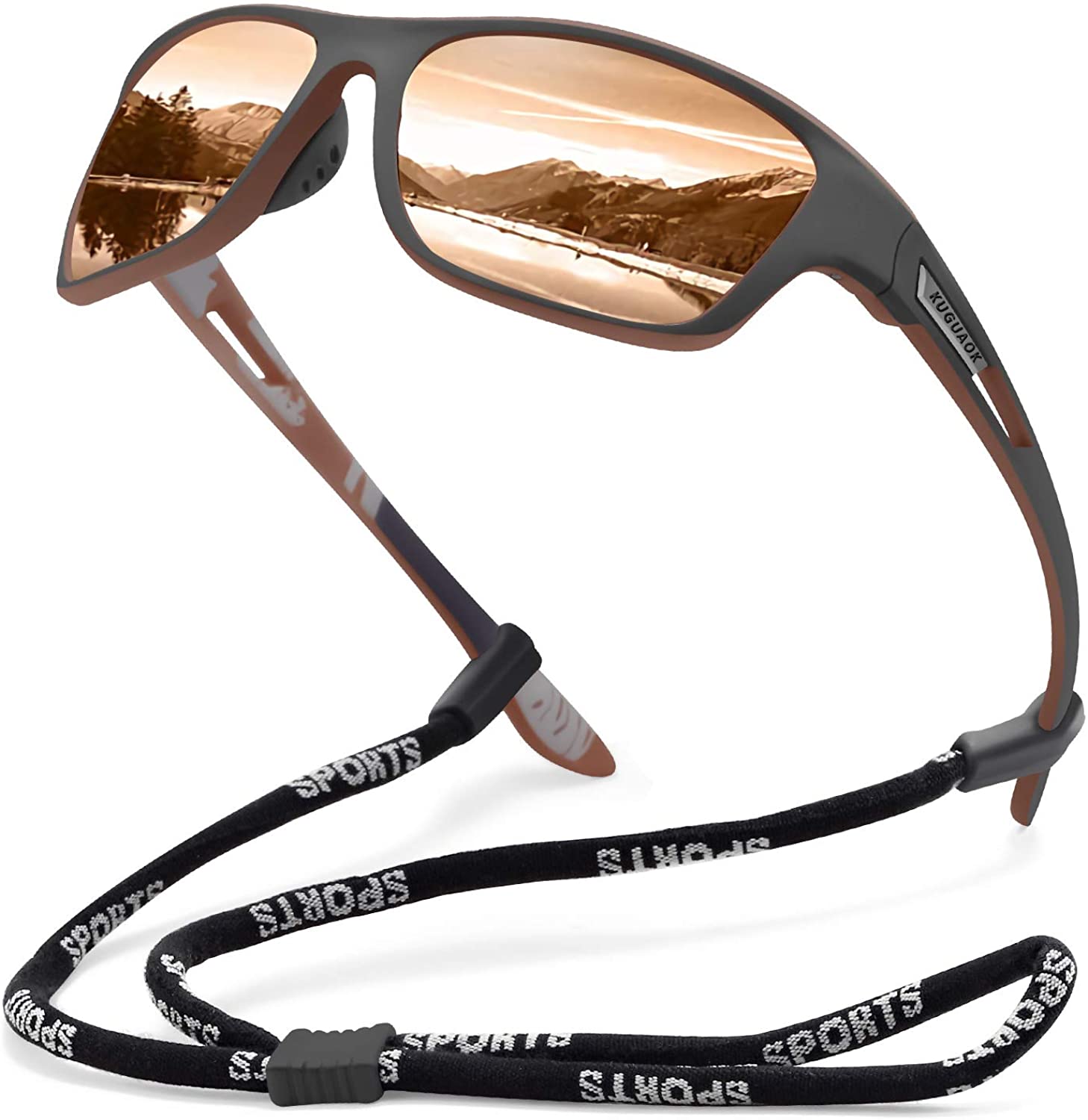 Fakespot  Kuguaok Polarized Sports Sunglasses  Fake Review