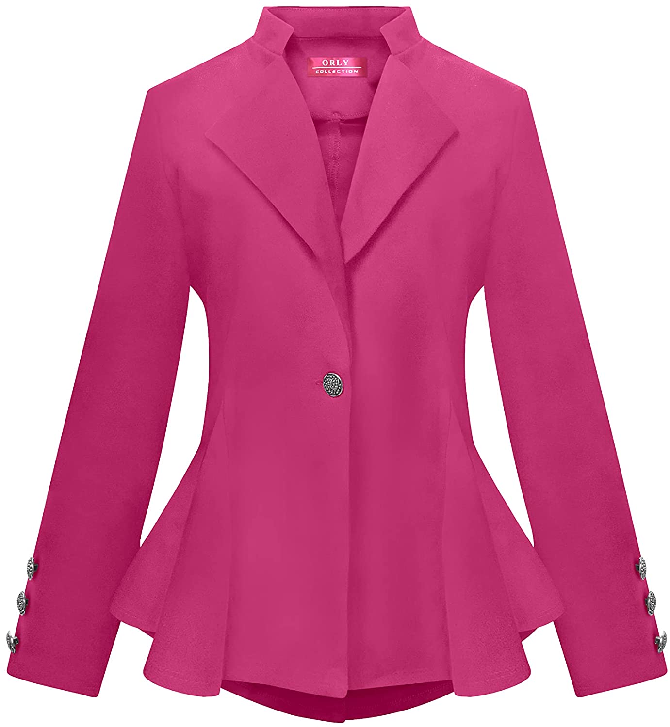 fvwitlyh Plus Size Blazer Women's 3/4 Sleeve Lightweight Casual Work Knit  Blazer Jacket
