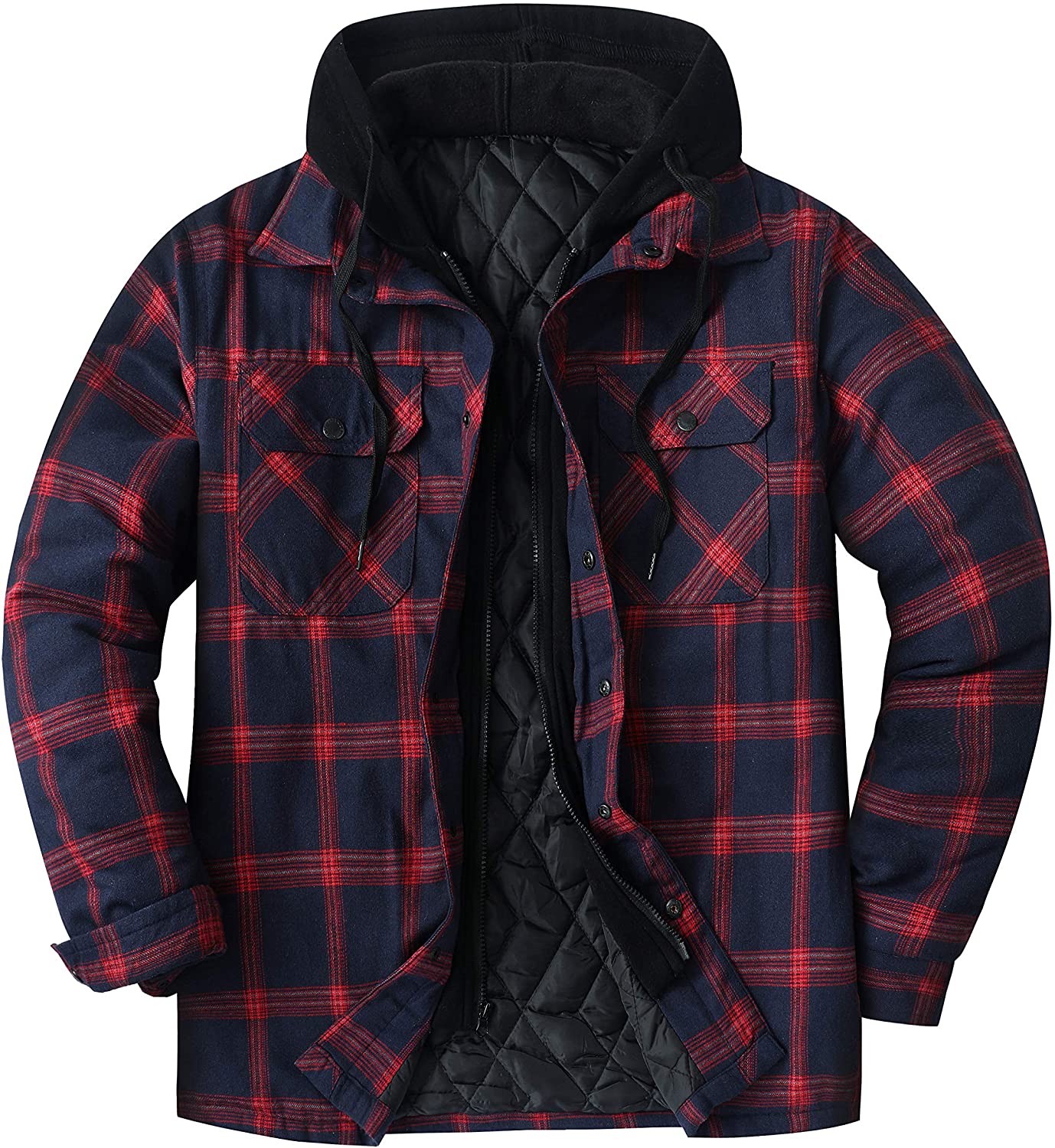 ZENTHACE Fall Flannel Shirt for Men Casual Button Down Thick Flannel Plaid  Shirts Men Black and White S : : Clothing, Shoes & Accessories