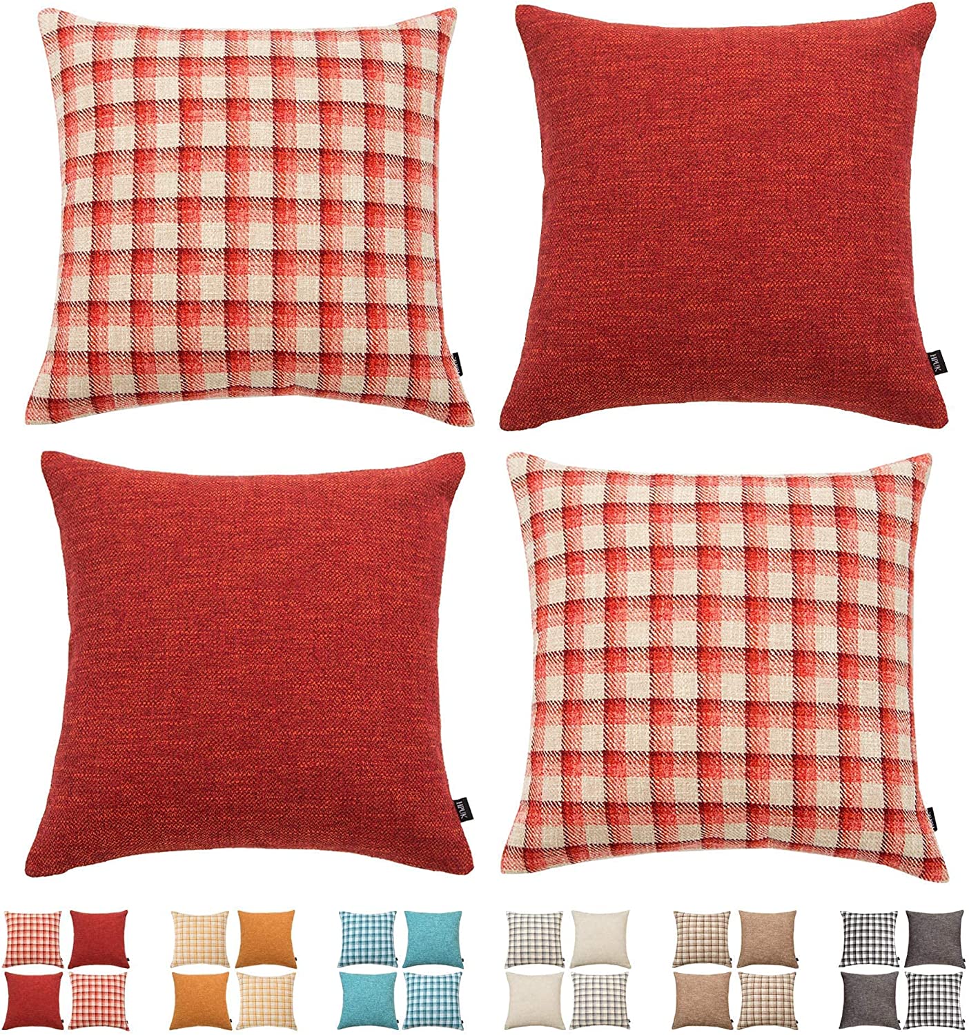 hpuk HPUK Decorative Throw Pillow covers Set of 4 couch Pillows