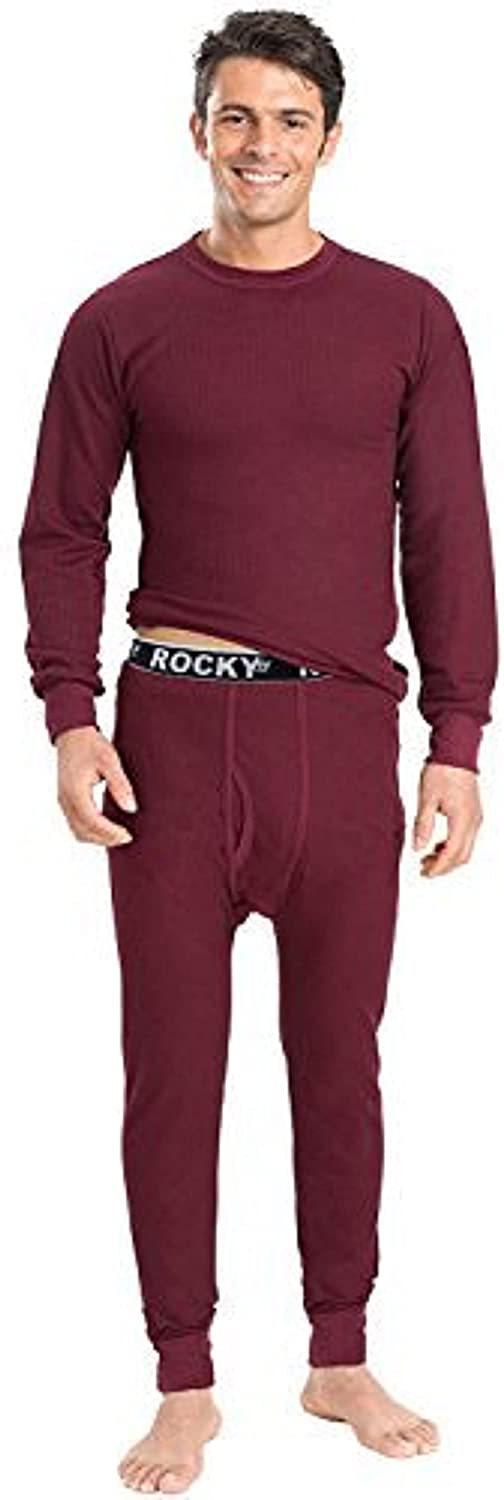 Rocky Thermal Underwear for Men Waffle Thermals Mens Base Layer Long John Set