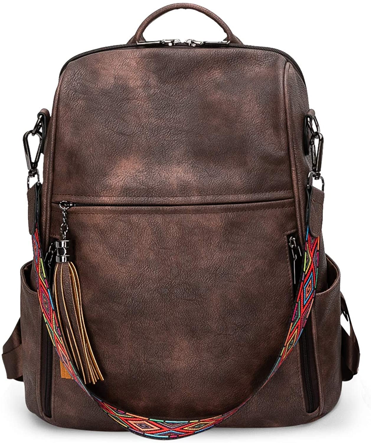  FADEON Laptop Backpack Purse for Women Large Designer