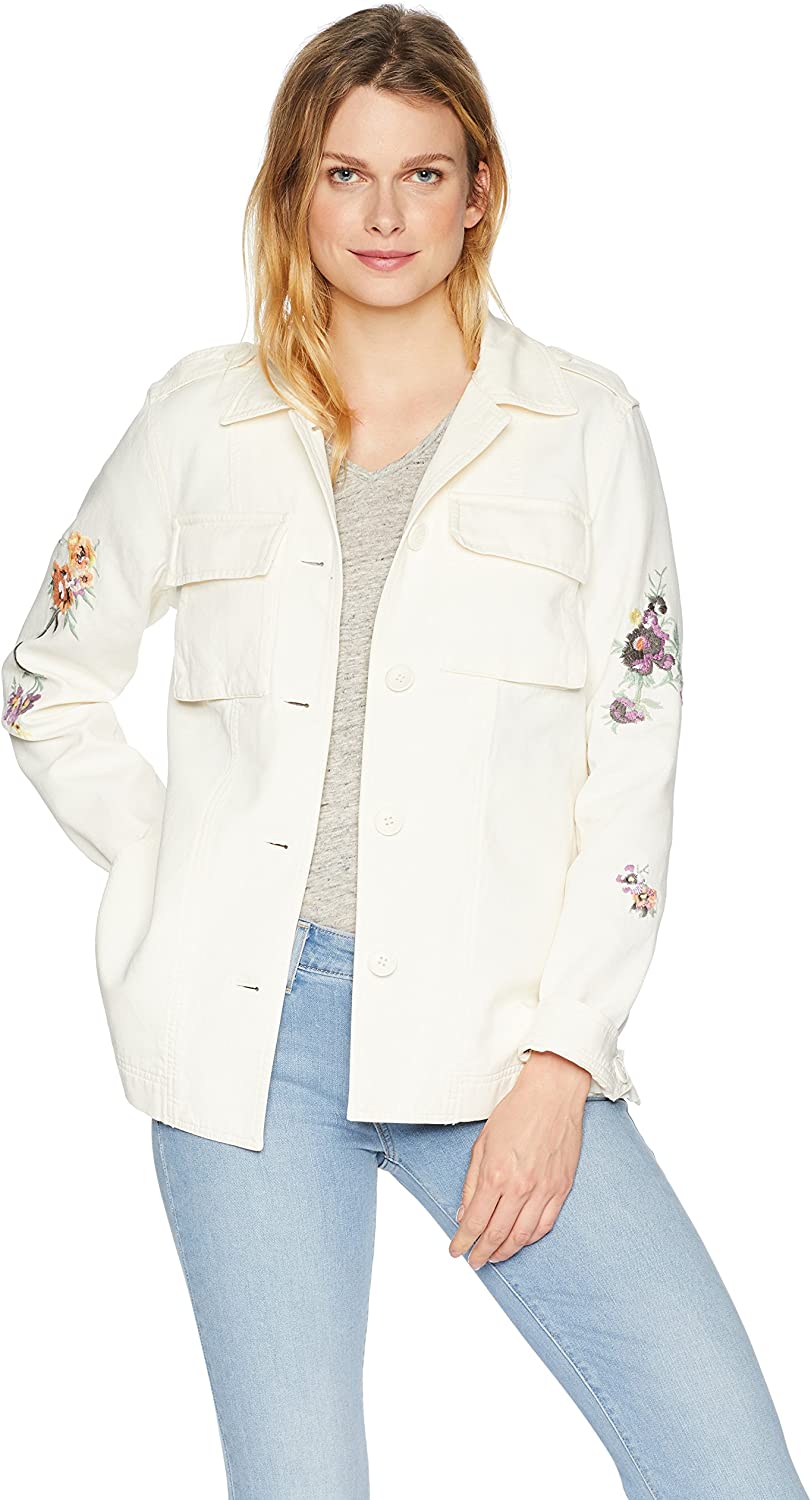 Levi's Women's Floral Embroidered Cotton Shirt Jacket | eBay