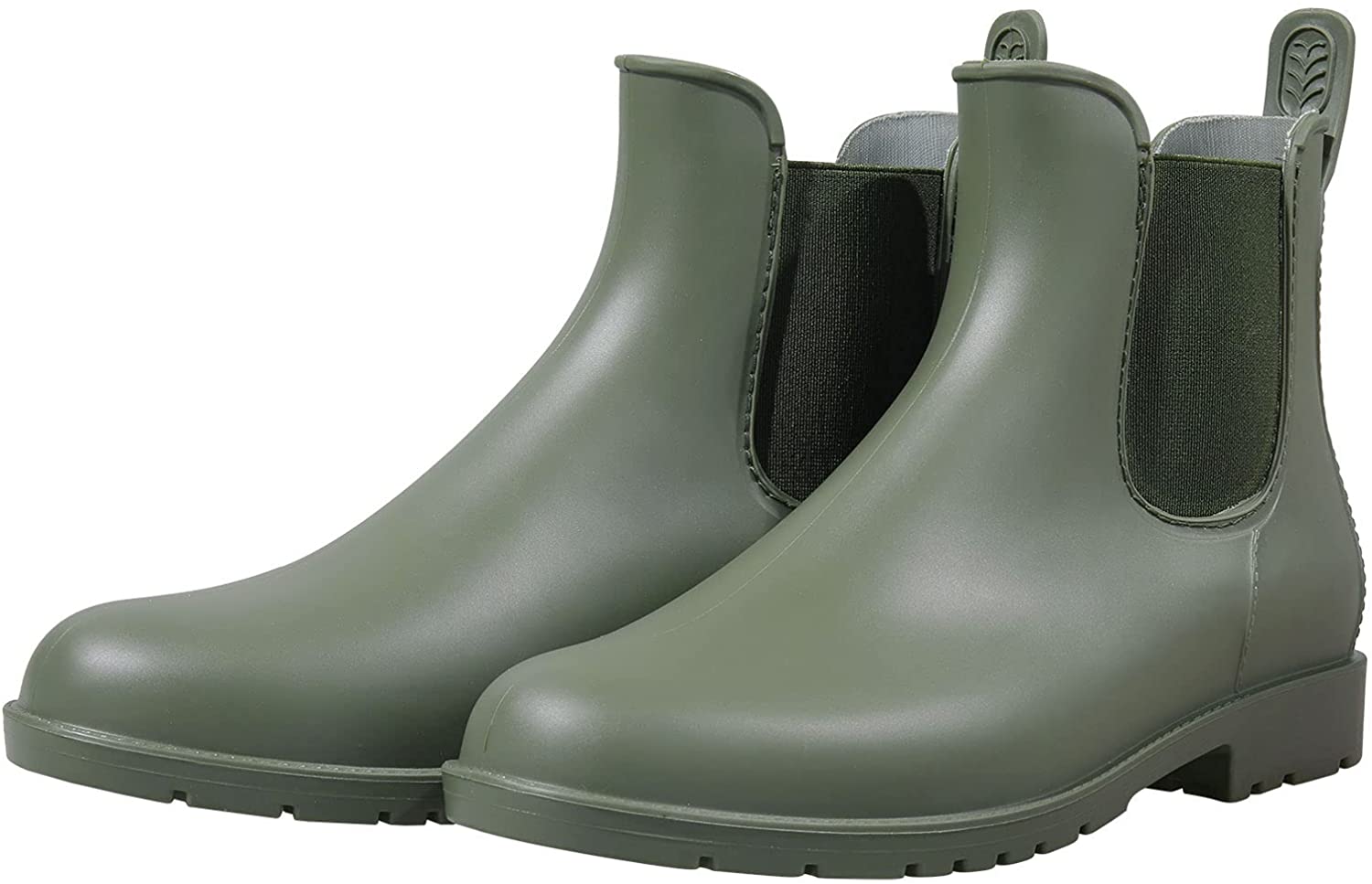 Colorxy Women's Ankle Rain Boots Waterproof Chelsea Booties Short Rain Shoes for Women 