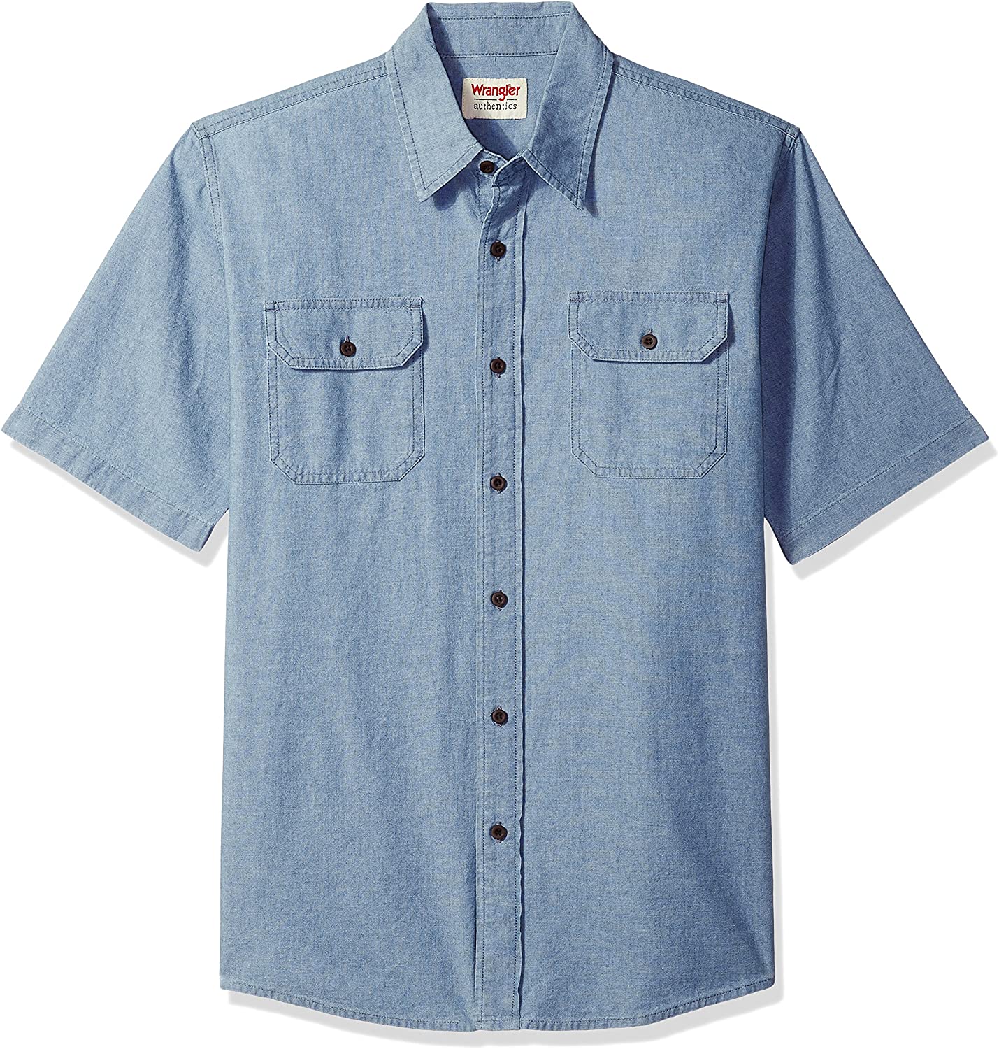 Wrangler Authentics Men's Short Sleeve Classic Woven Shirt | eBay